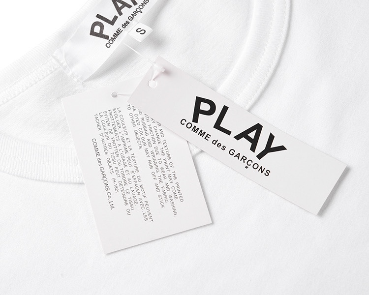 【COMME DES GARCONS PLAY  公式旗艦店】コム デ ギャルソン プレイ  Tシャツご好評に付き再入荷！