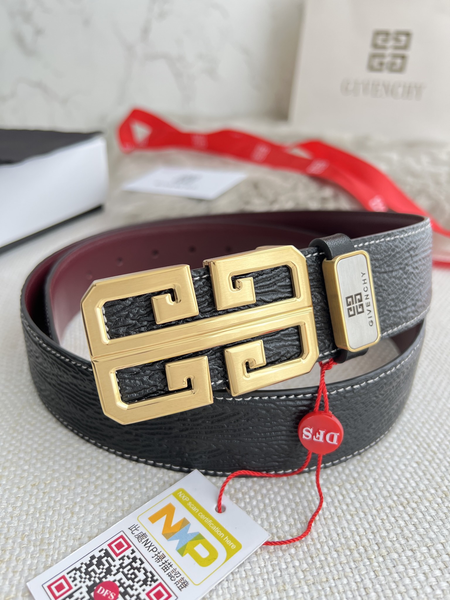 【GIVENCHY】(ジバンシー) 3.8cmベルト メンズ 24706