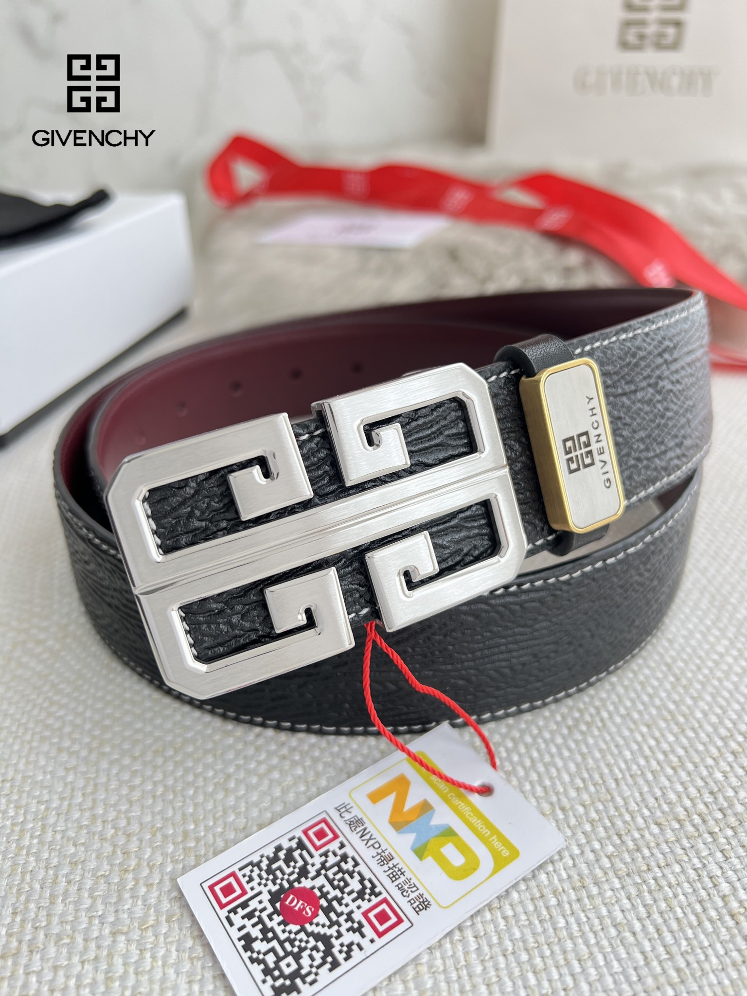 【GIVENCHY】(ジバンシー) 3.8cmベルト メンズ 24706