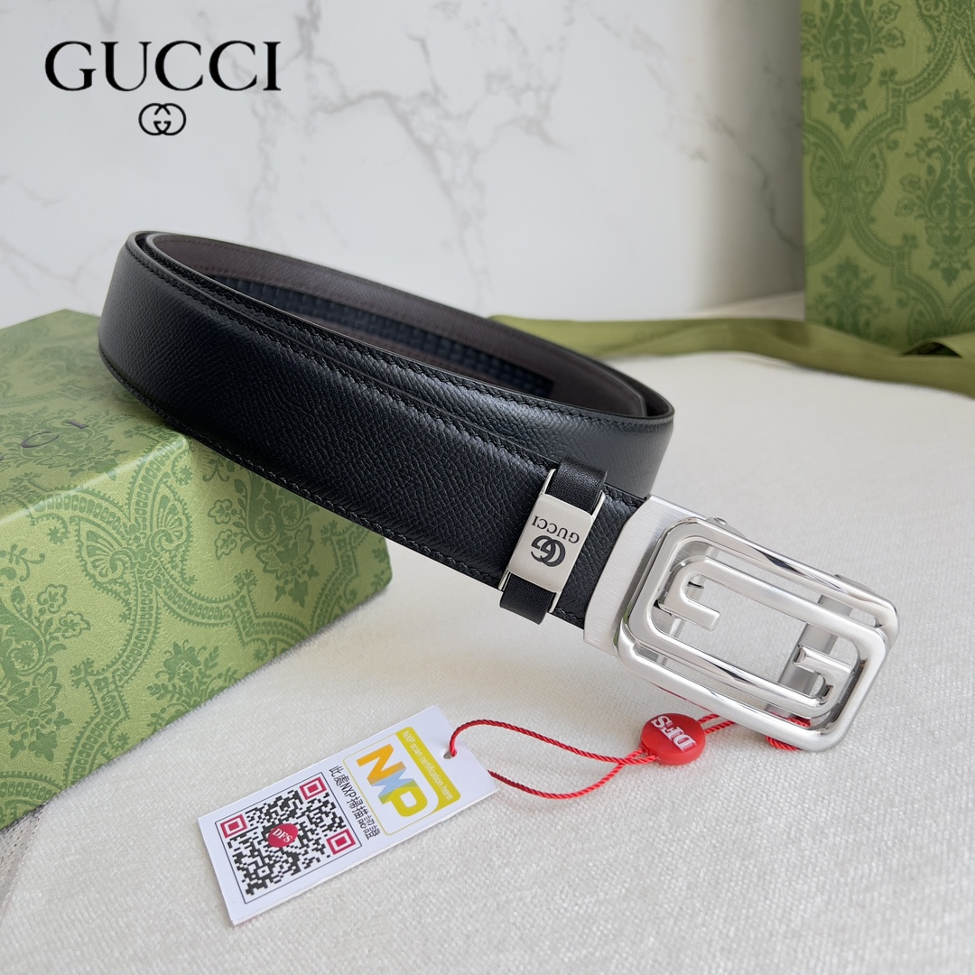 【GUCCI】(グッチ) 3.5cmベルト メンズ