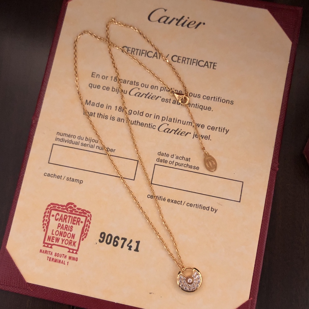 【CARTIER】ネックレス、新しいネックレス万能シンプルファッションオーナメント