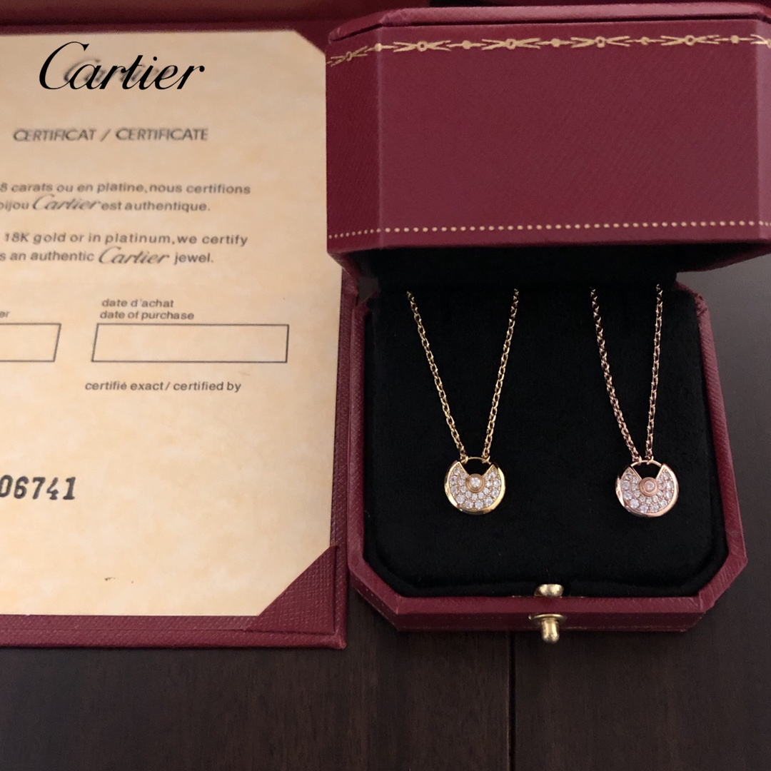 【CARTIER】ネックレス、新しいネックレス万能シンプルファッションオーナメント