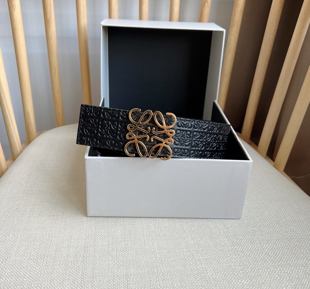 【LOEWE】(ロエベ)4cmベルト メンズ