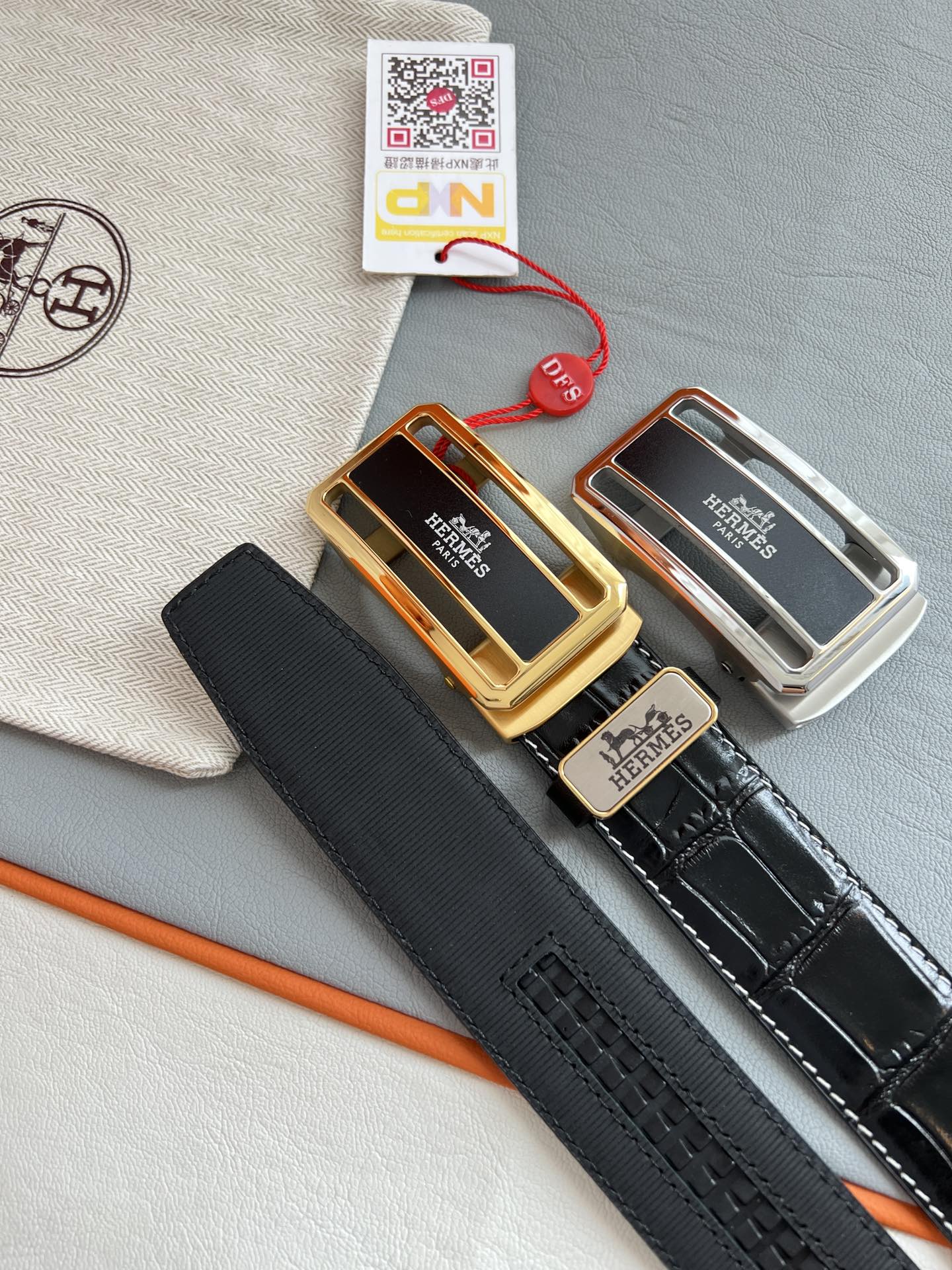 【Hermès】(エルメス) 3.5cmベルト メンズ