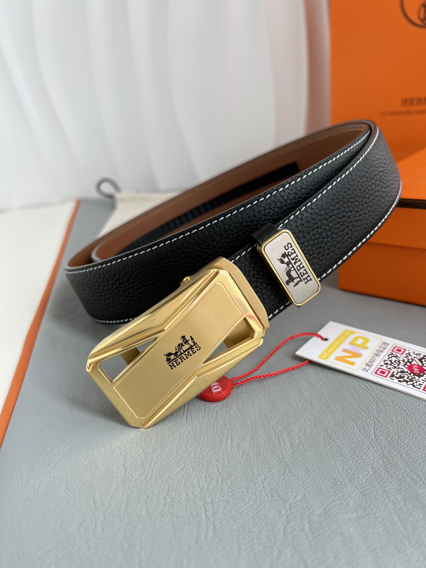 【Hermès】(エルメス) 3.5cmベルト メンズ