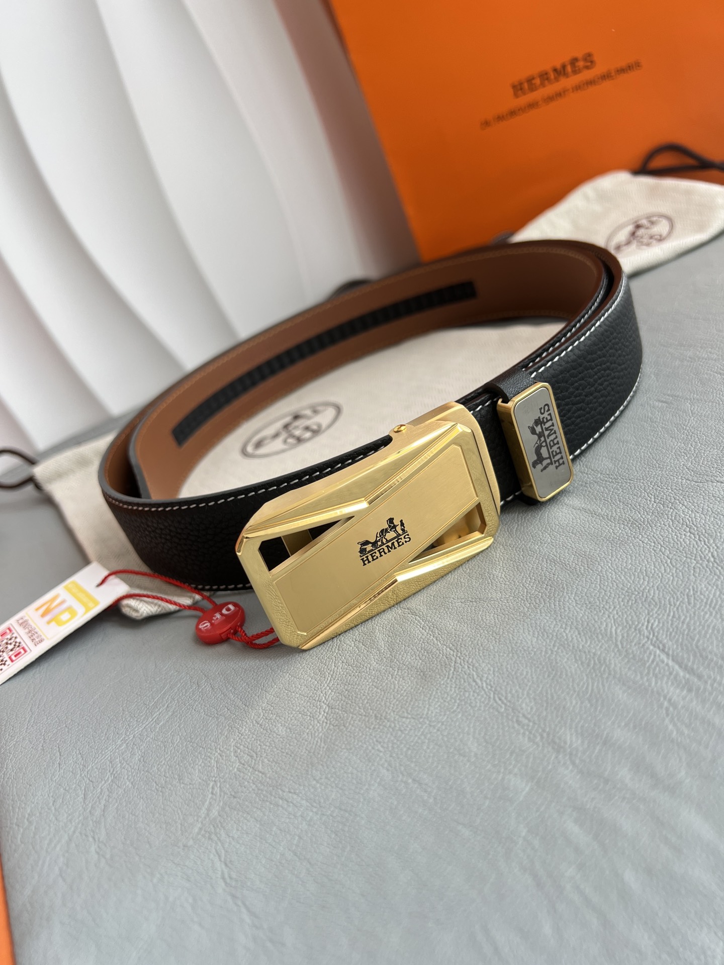 【Hermès】(エルメス) 3.5cmベルト メンズ