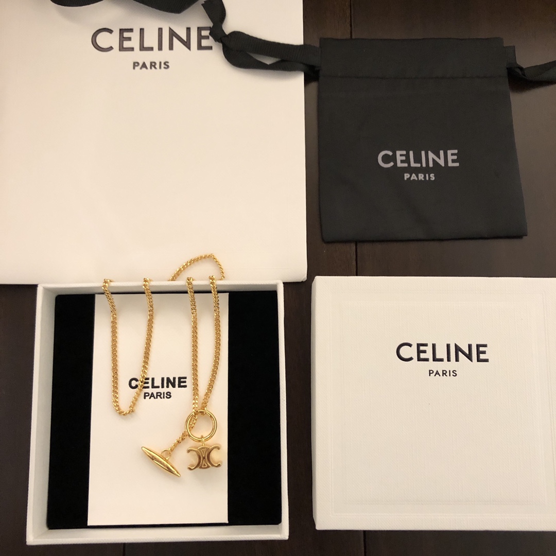 【CELINE】ネックレス、新しいネックレス万能シンプルファッションオーナメント 2474