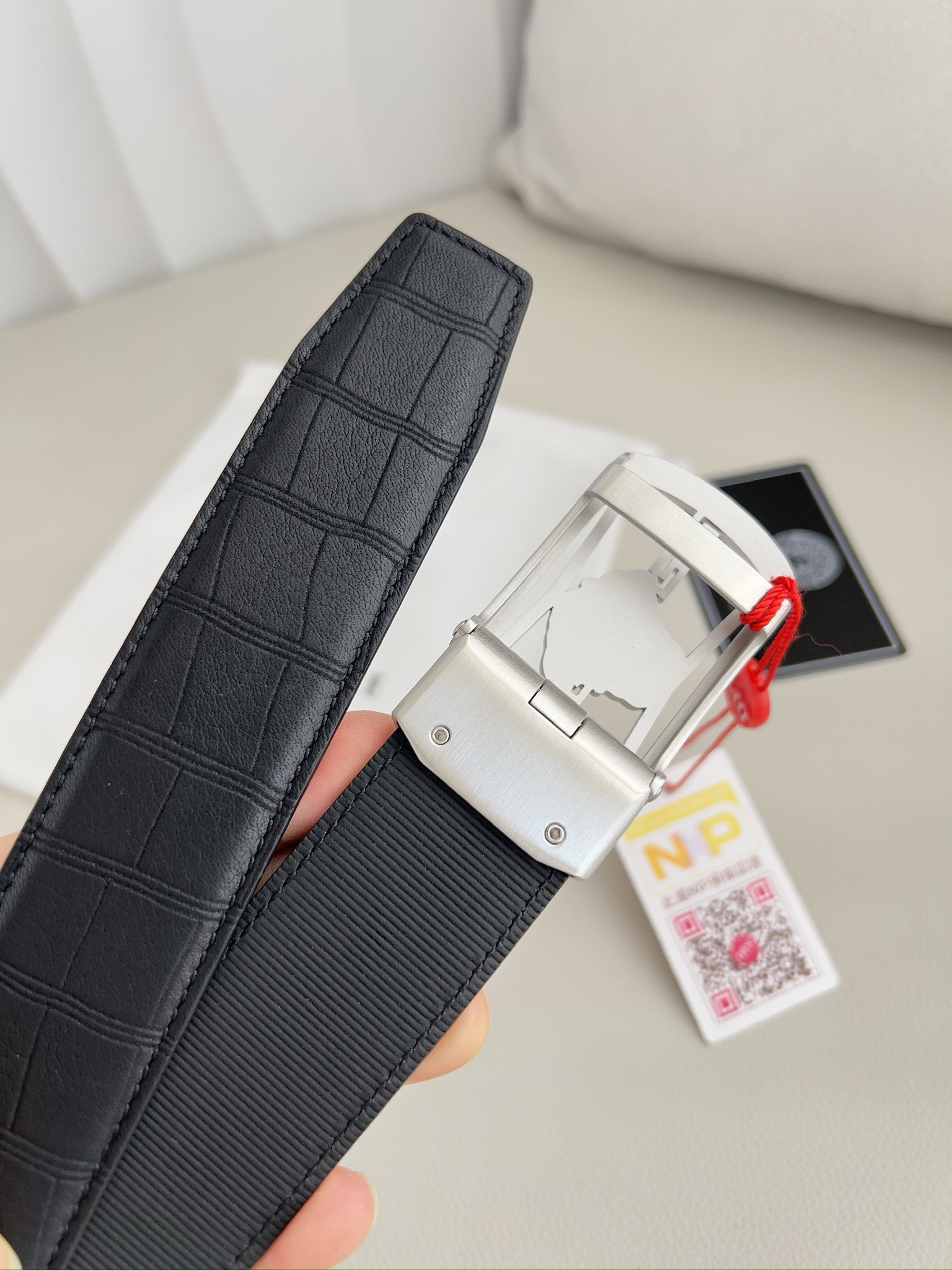 【VERSACE】(ヴェルサーチ) 3.5cmベルト メンズ