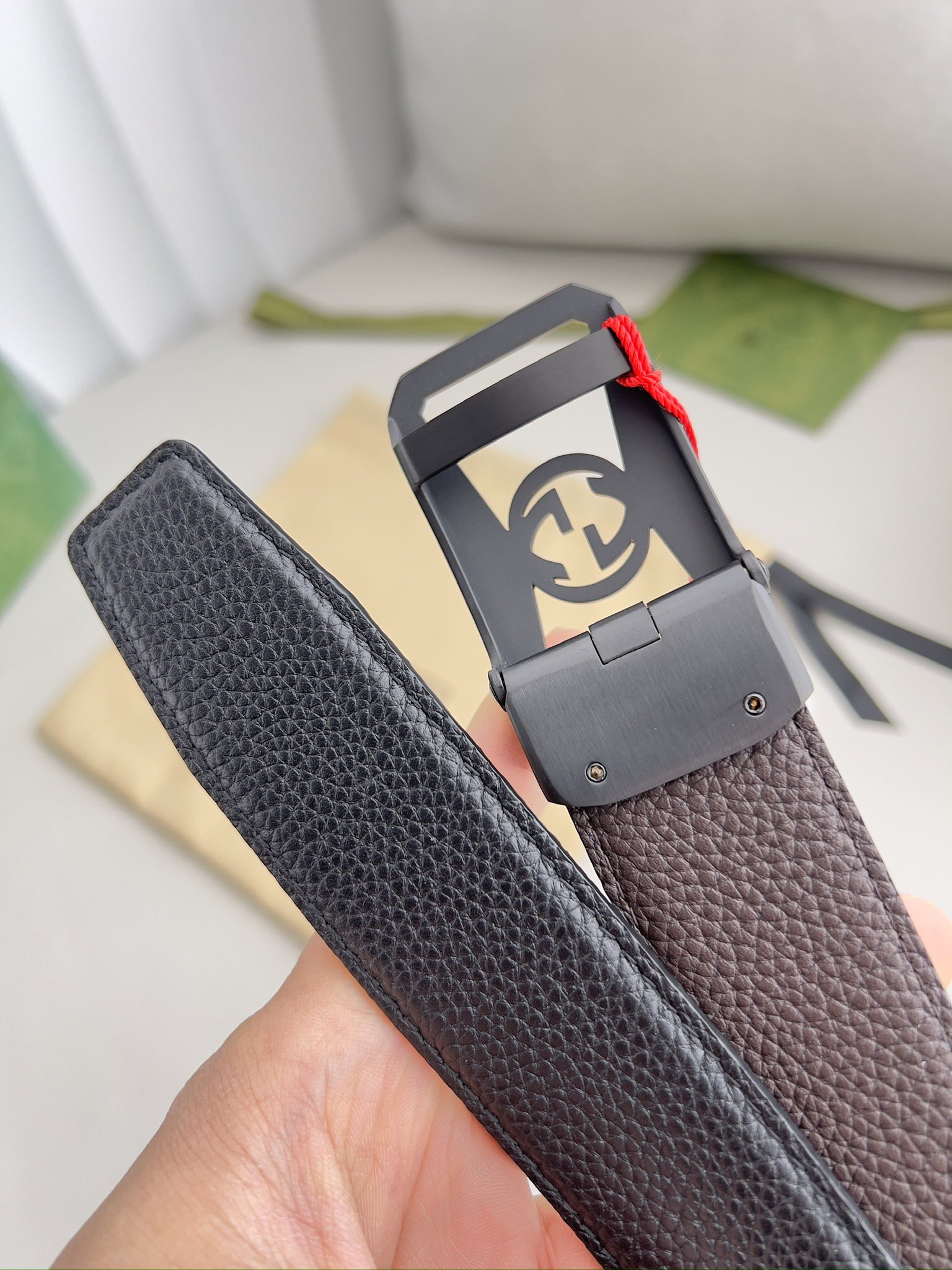 【GUCCI】(グッチ) 3.5cmベルト メンズ