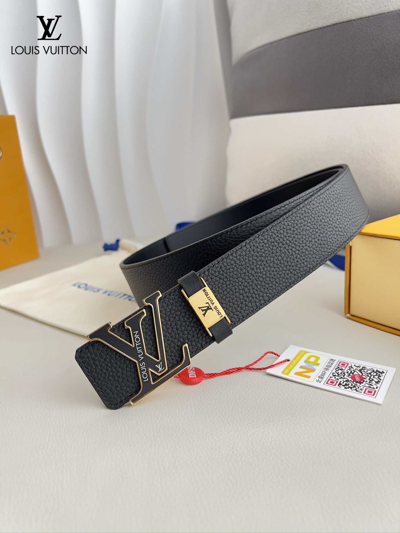【LOUIS VUITTON】(ルイヴィトン) 3.8cmベルト メンズ