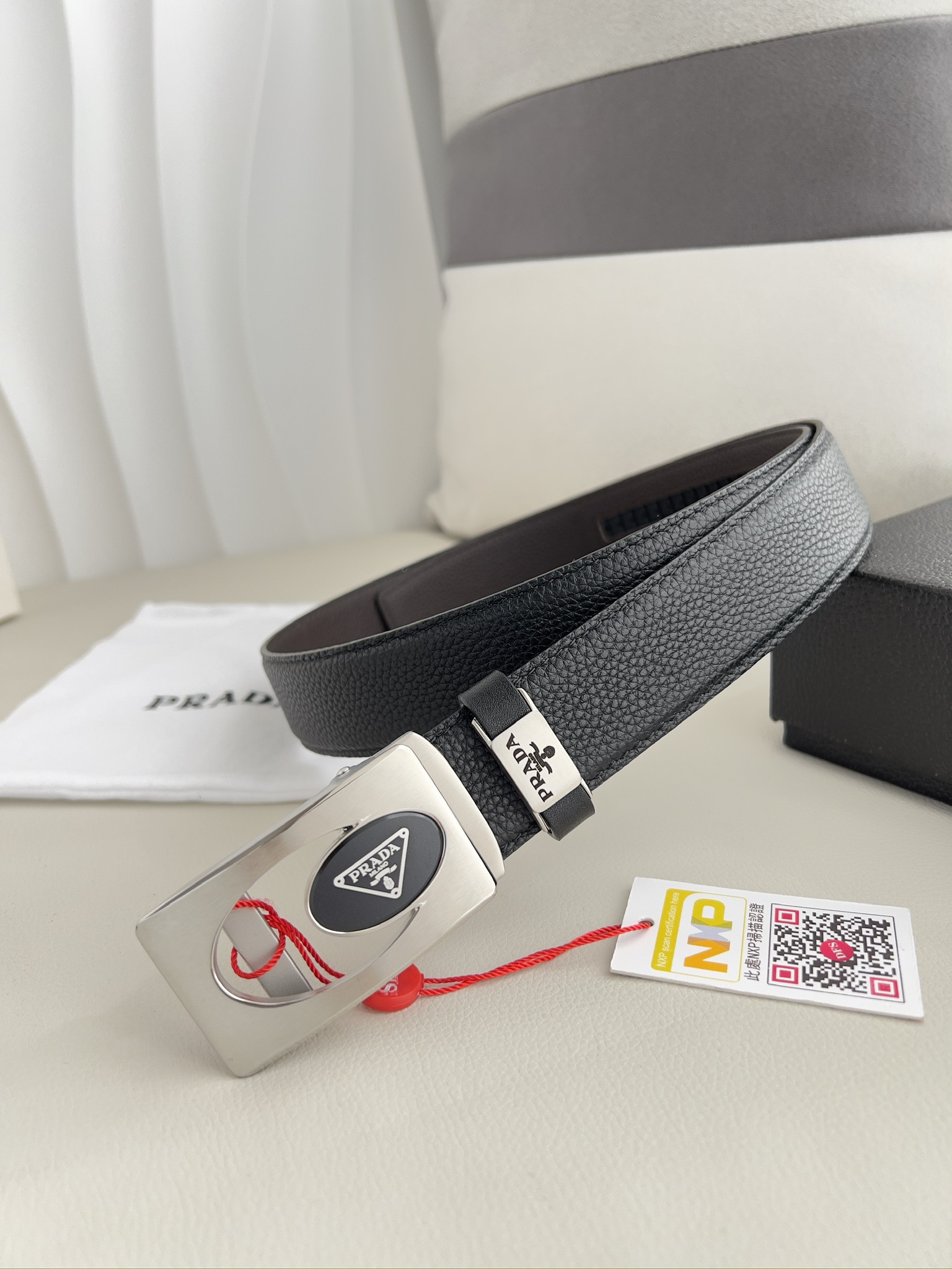 【PRADA】(プラダ) 3.5cmベルト メンズ