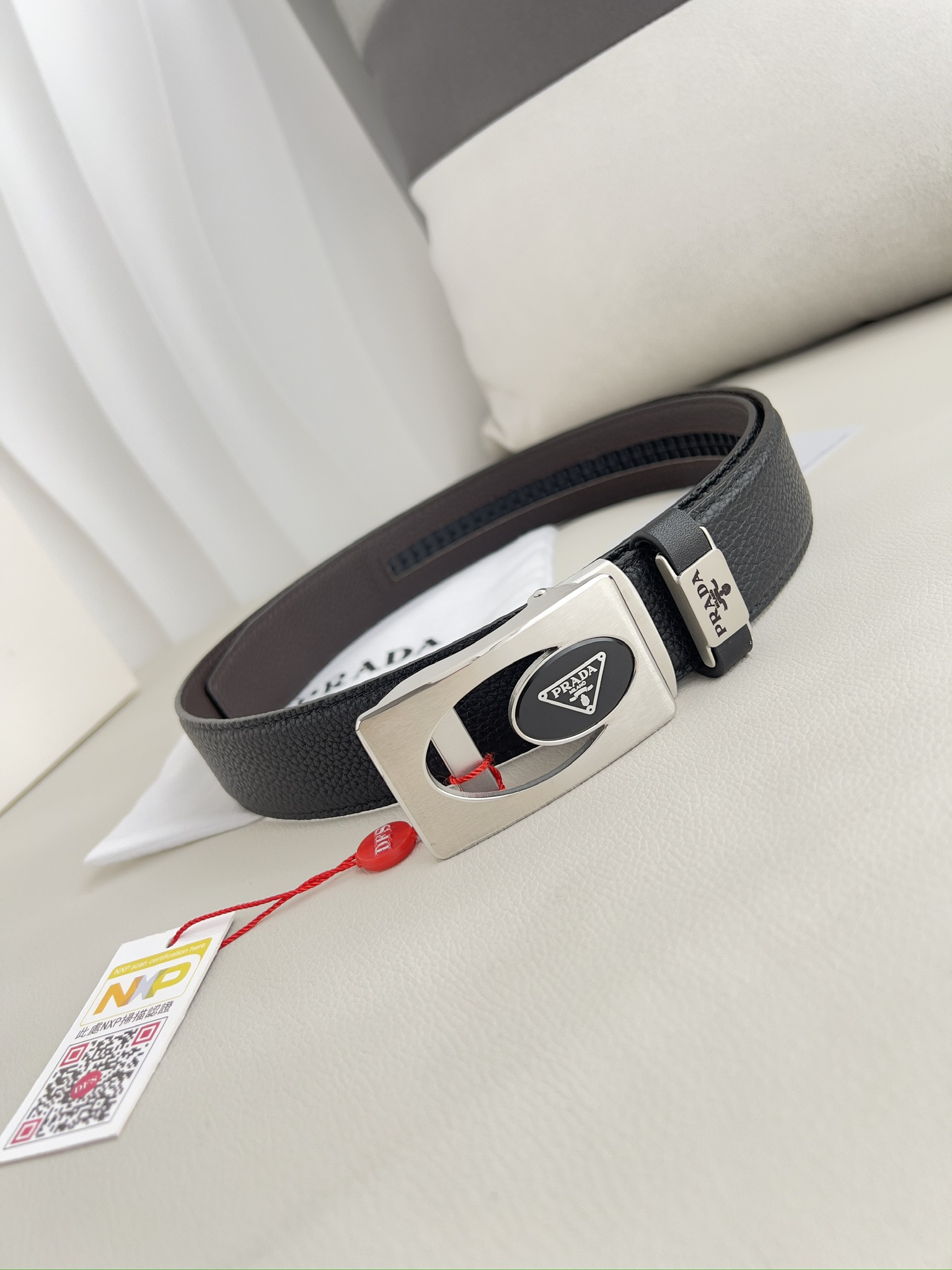 【PRADA】(プラダ) 3.5cmベルト メンズ