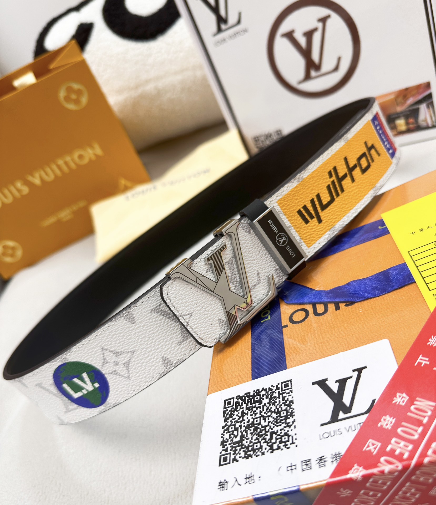 【LOUIS VUITTON】(ルイヴィトン) 3.8cmベルト メンズ  24706