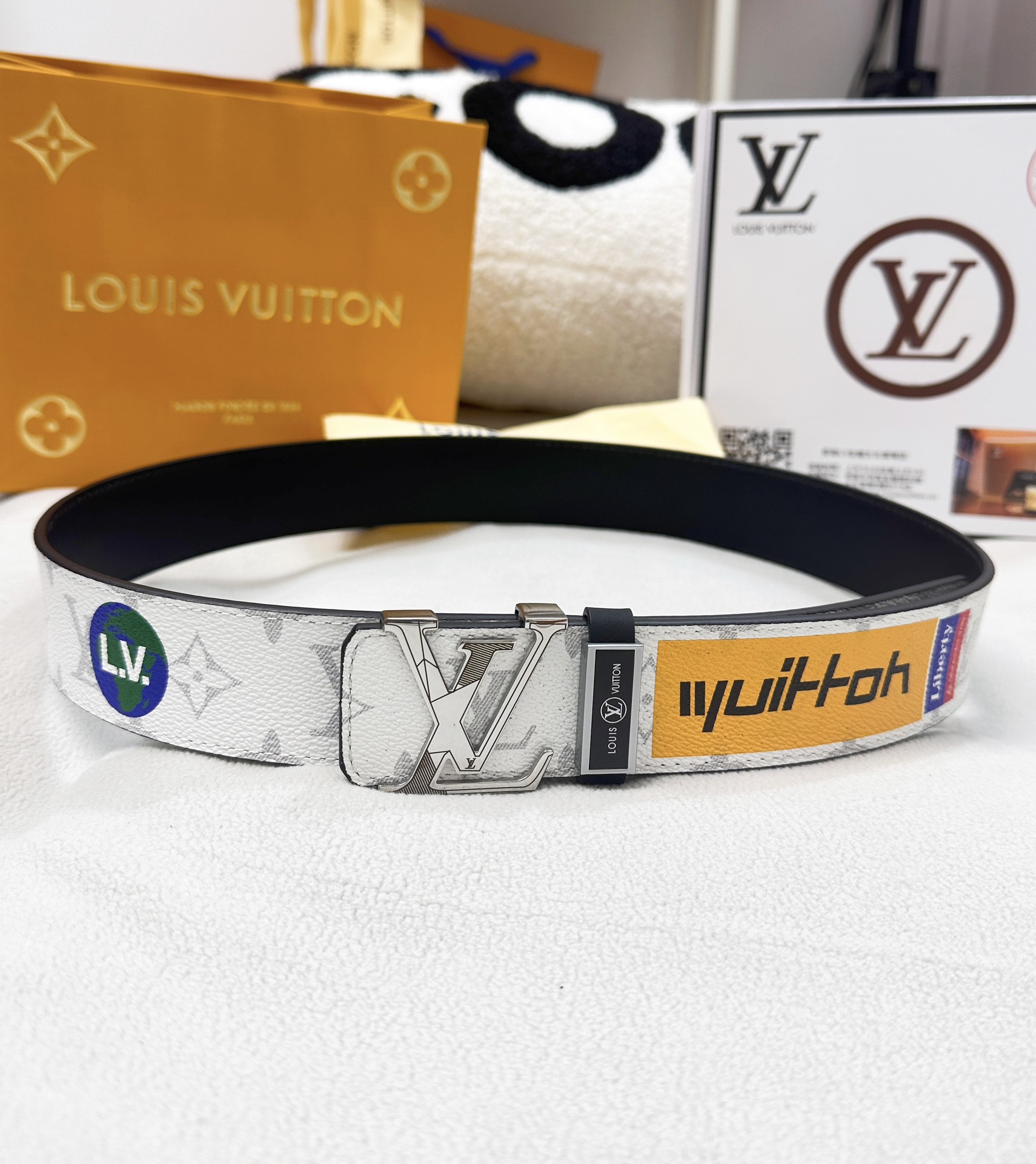 【LOUIS VUITTON】(ルイヴィトン) 3.8cmベルト メンズ  24706