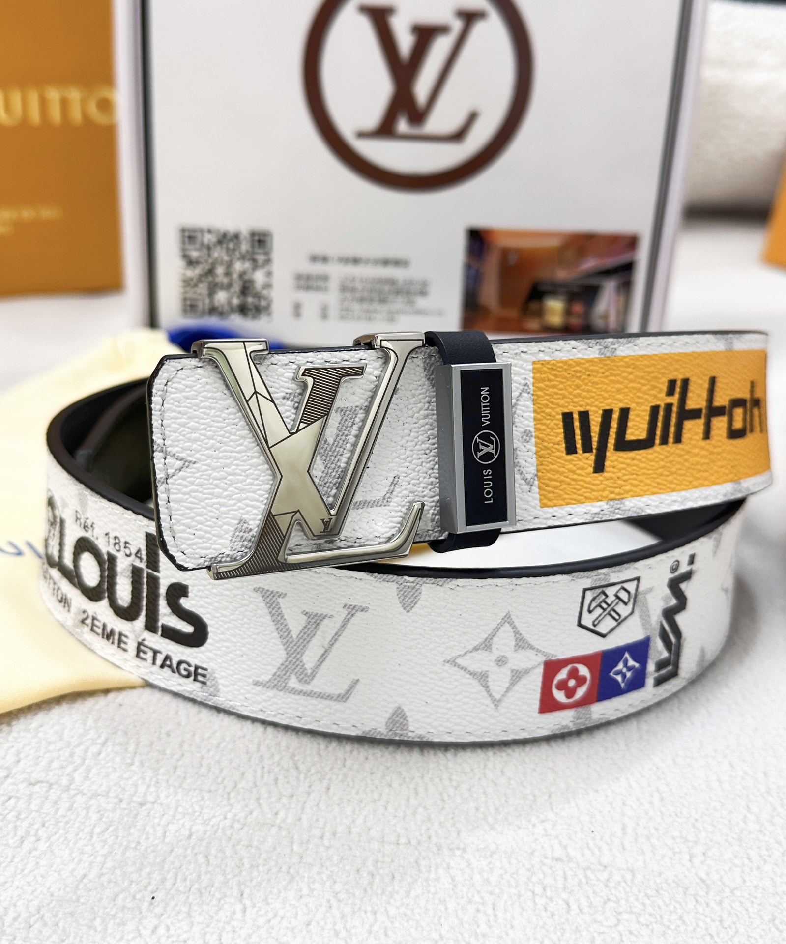 【LOUIS VUITTON】(ルイヴィトン) 3.8cmベルト メンズ