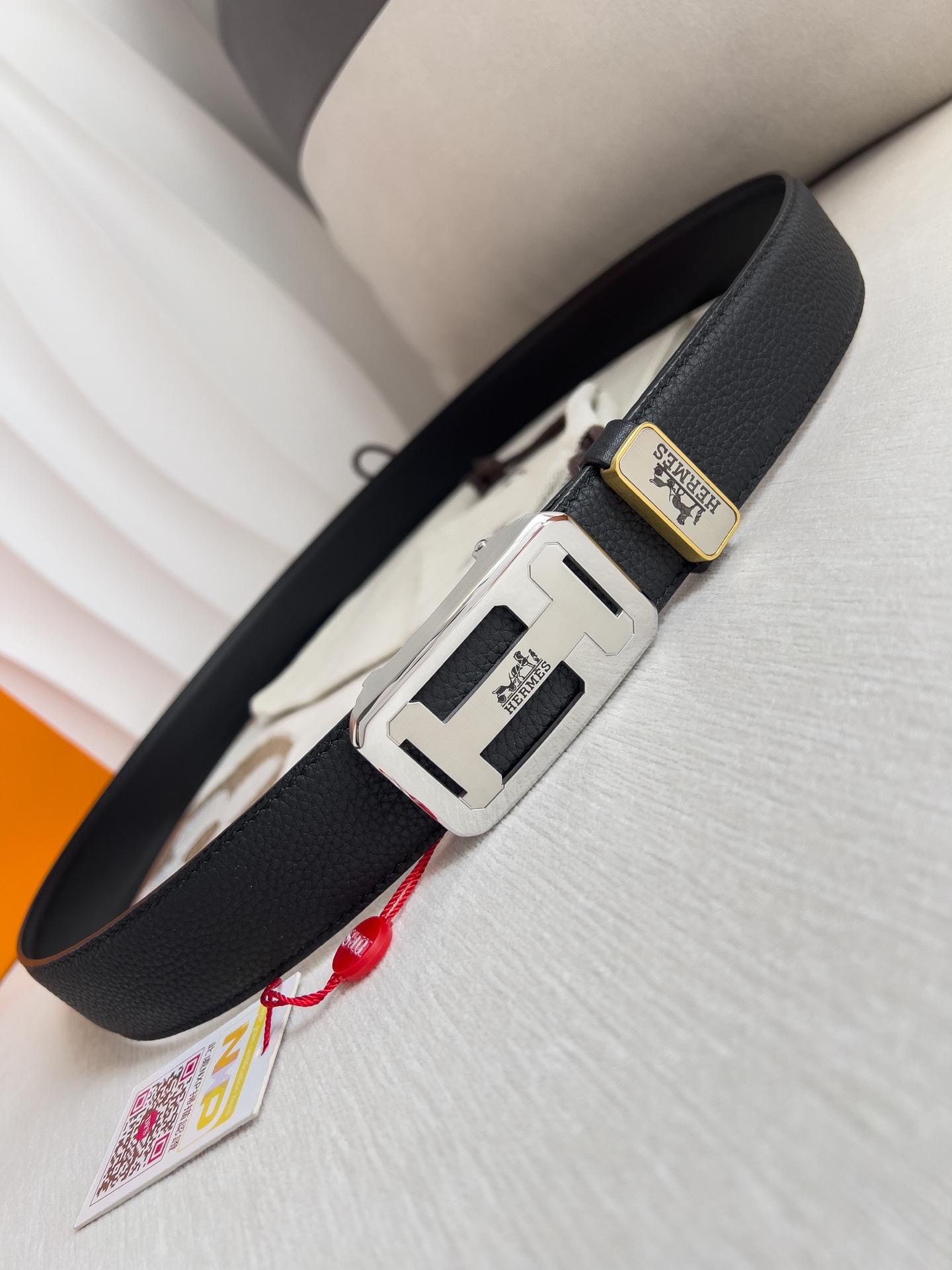 【Hermès】(エルメス) 3.5cmベルト メンズ