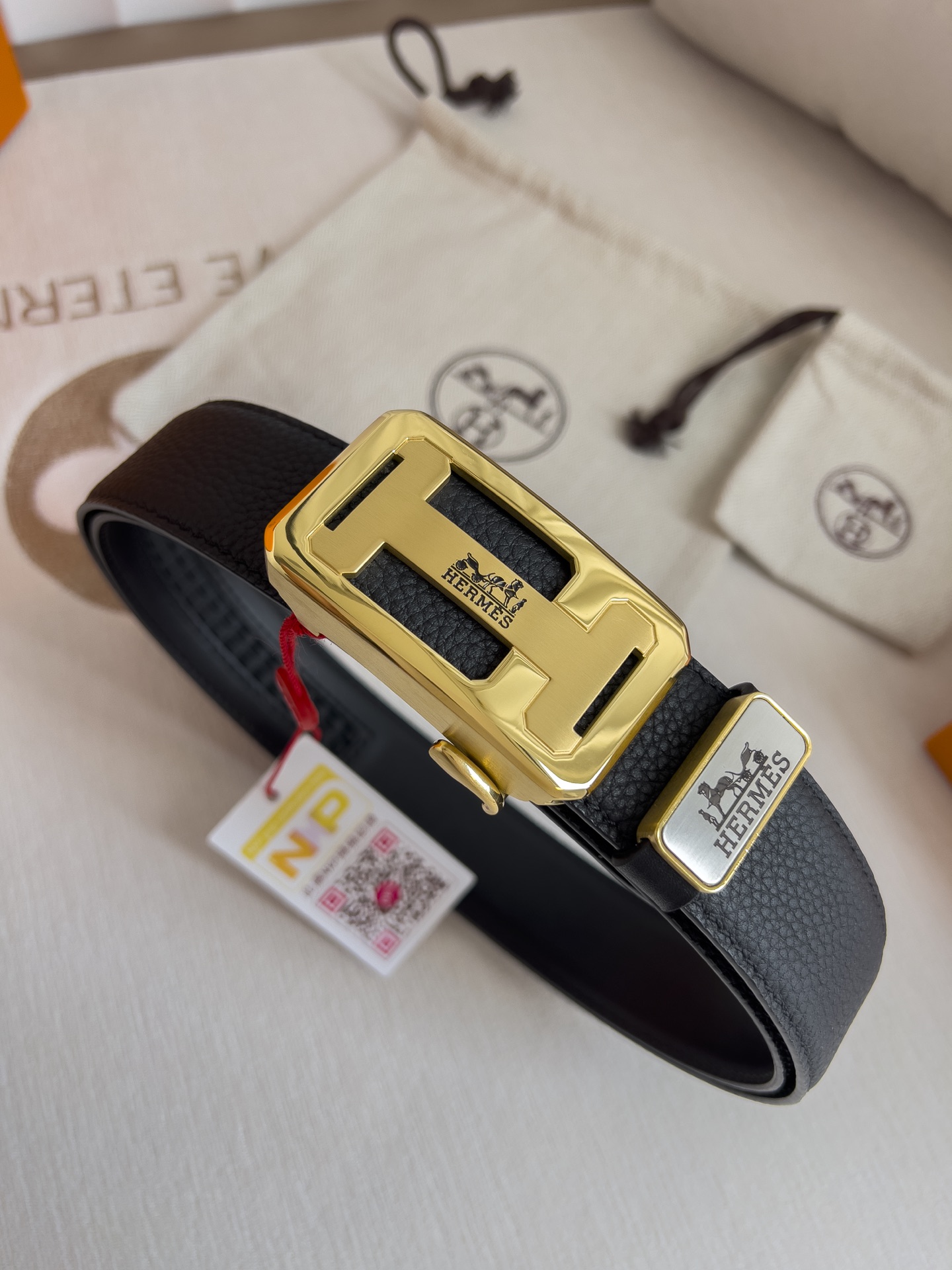 【Hermès】(エルメス) 3.5cmベルト メンズ
