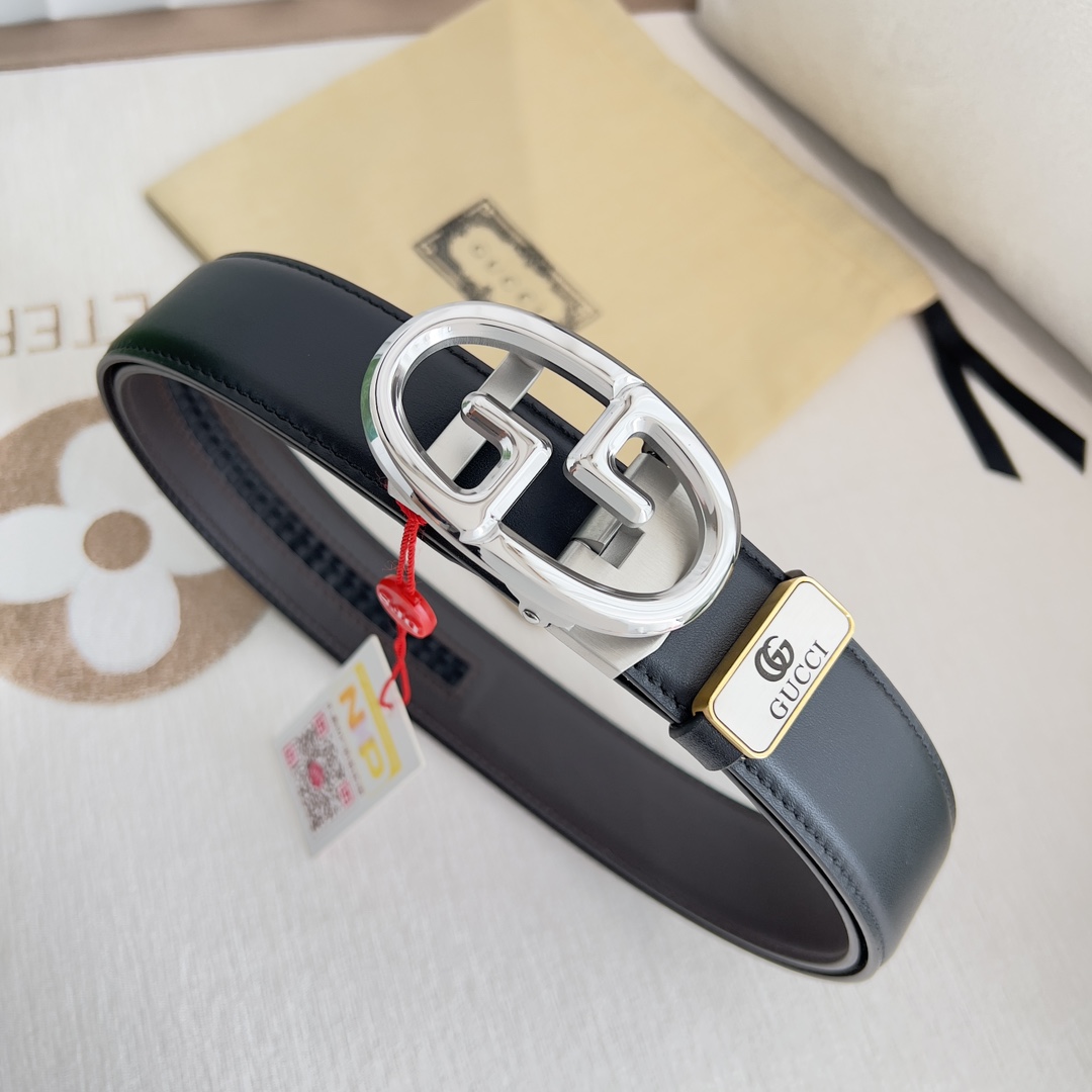 【GUCCI】(グッチ) 3.5cmベルト メンズ