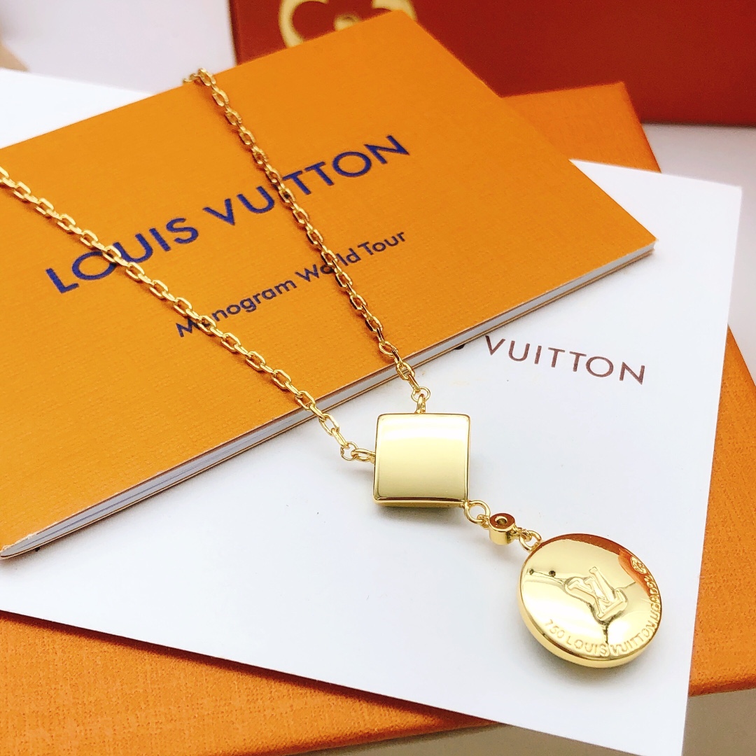 【LOUIS VUITTON】ネックレス、新しいネックレス万能シンプルファッションオーナメント