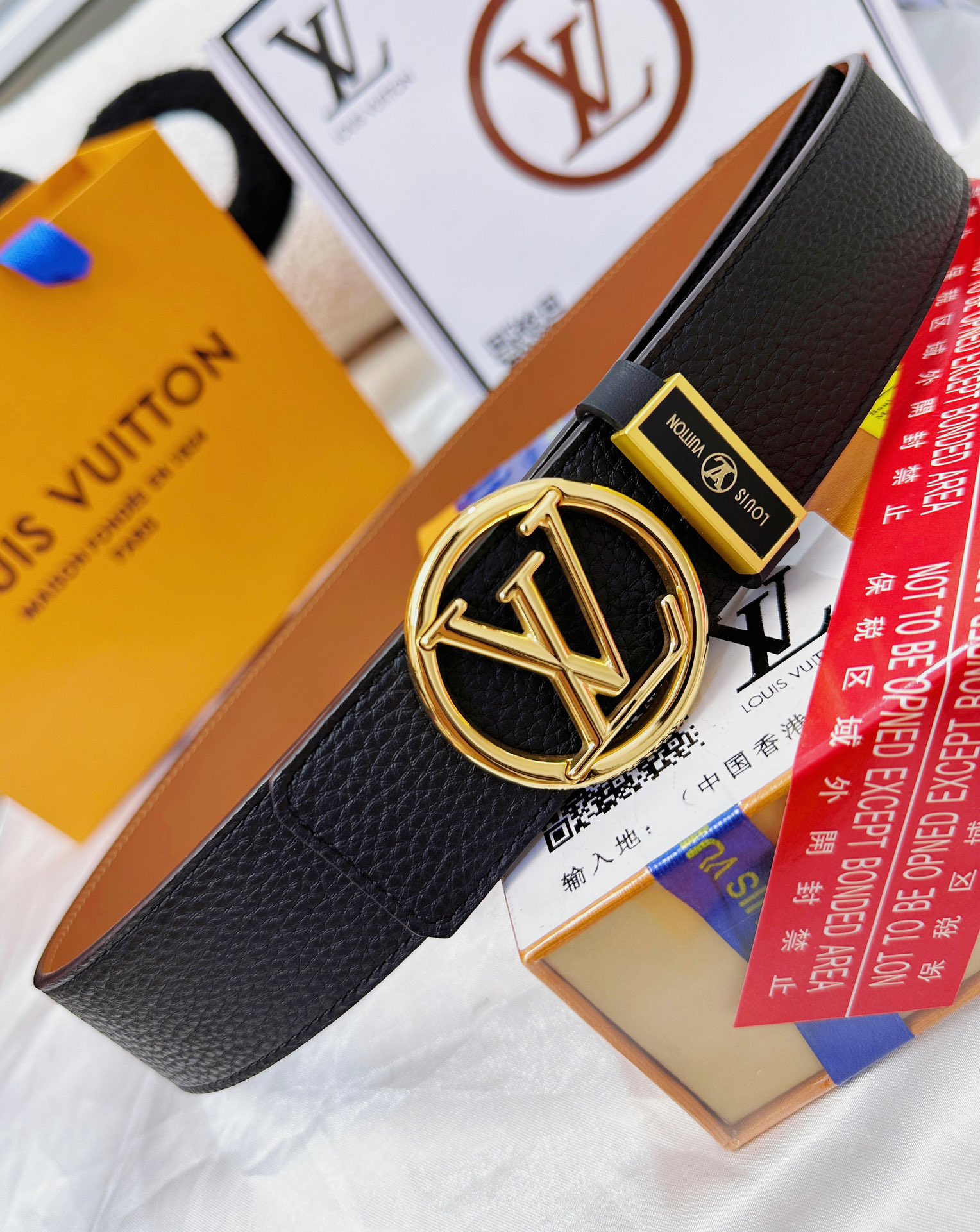 【LOUIS VUITTON】(ルイヴィトン) 3.8cmベルト メンズ  24706