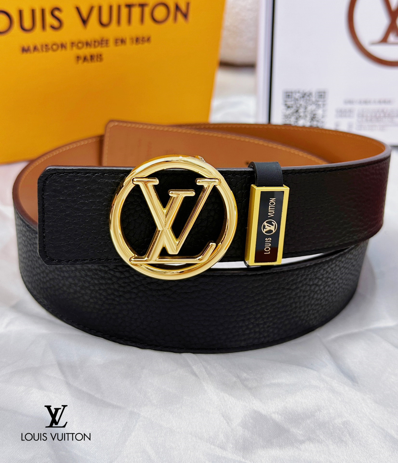 【LOUIS VUITTON】(ルイヴィトン) 3.8cmベルト メンズ  24706