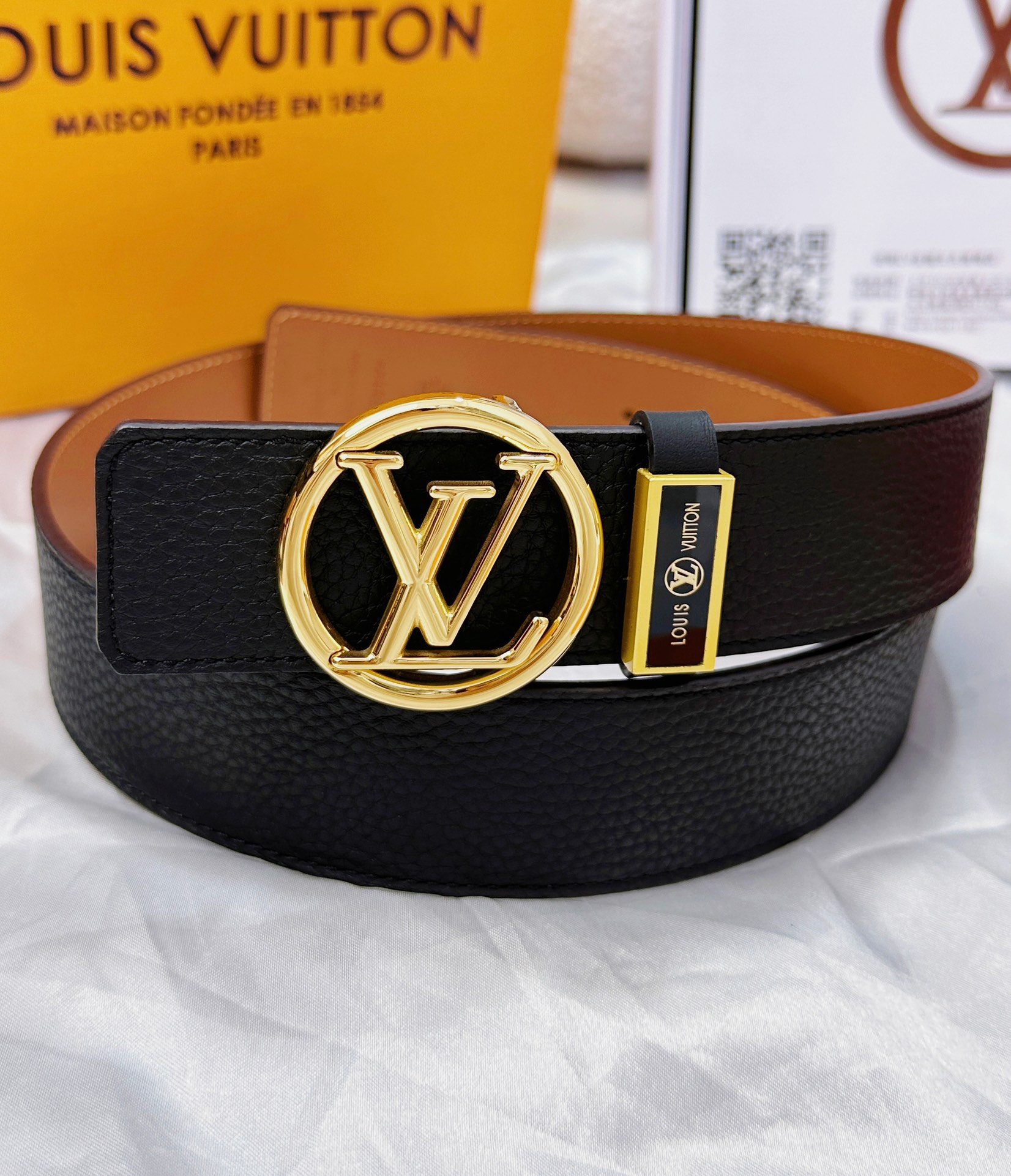 【LOUIS VUITTON】(ルイヴィトン) 3.8cmベルト メンズ
