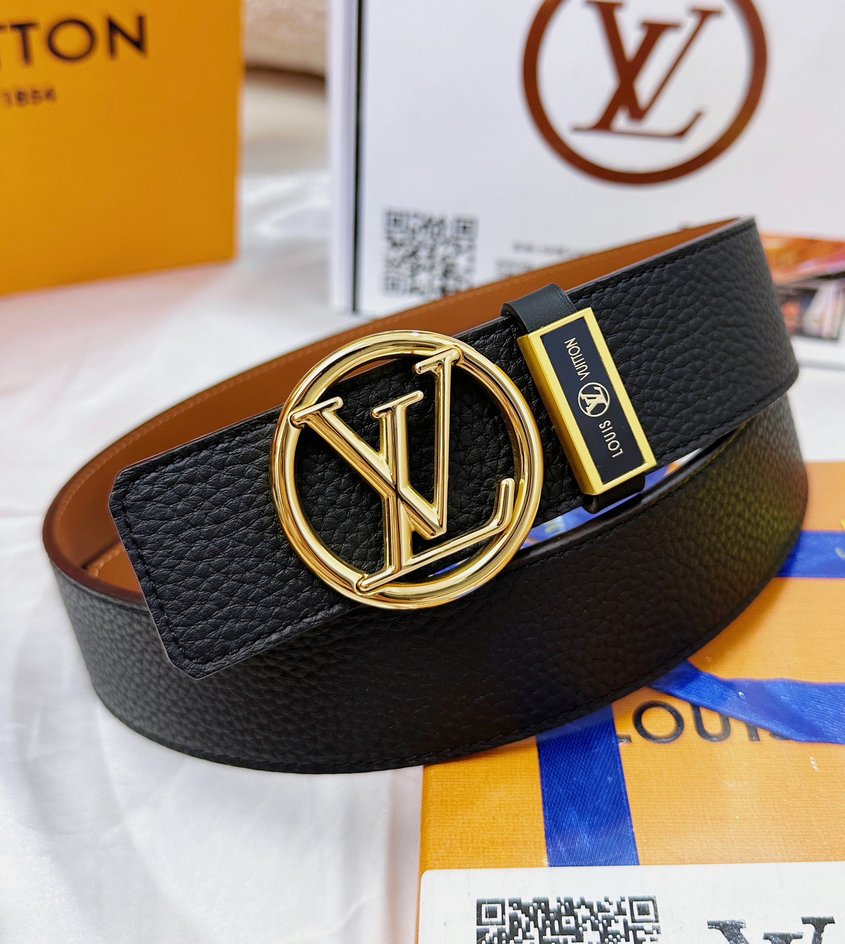 【LOUIS VUITTON】(ルイヴィトン) 3.8cmベルト メンズ  24706