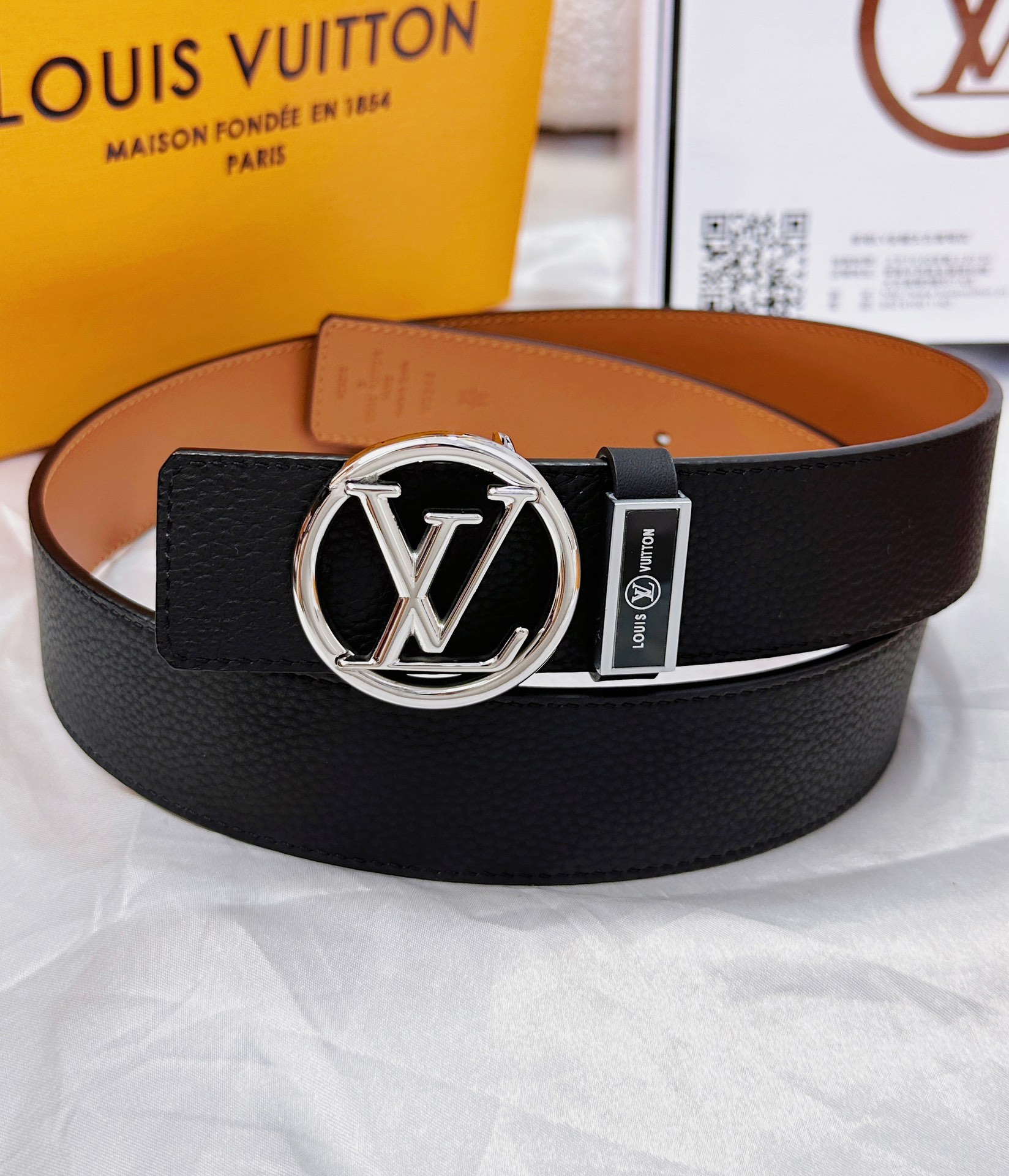 【LOUIS VUITTON】(ルイヴィトン) 3.8cmベルト メンズ  24706