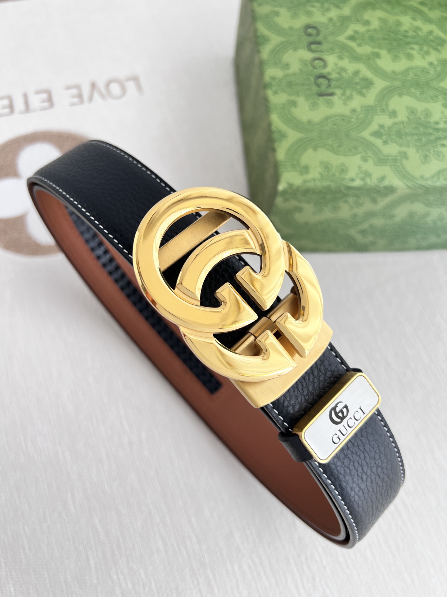 【GUCCI】(グッチ) 3.5cmベルト メンズ