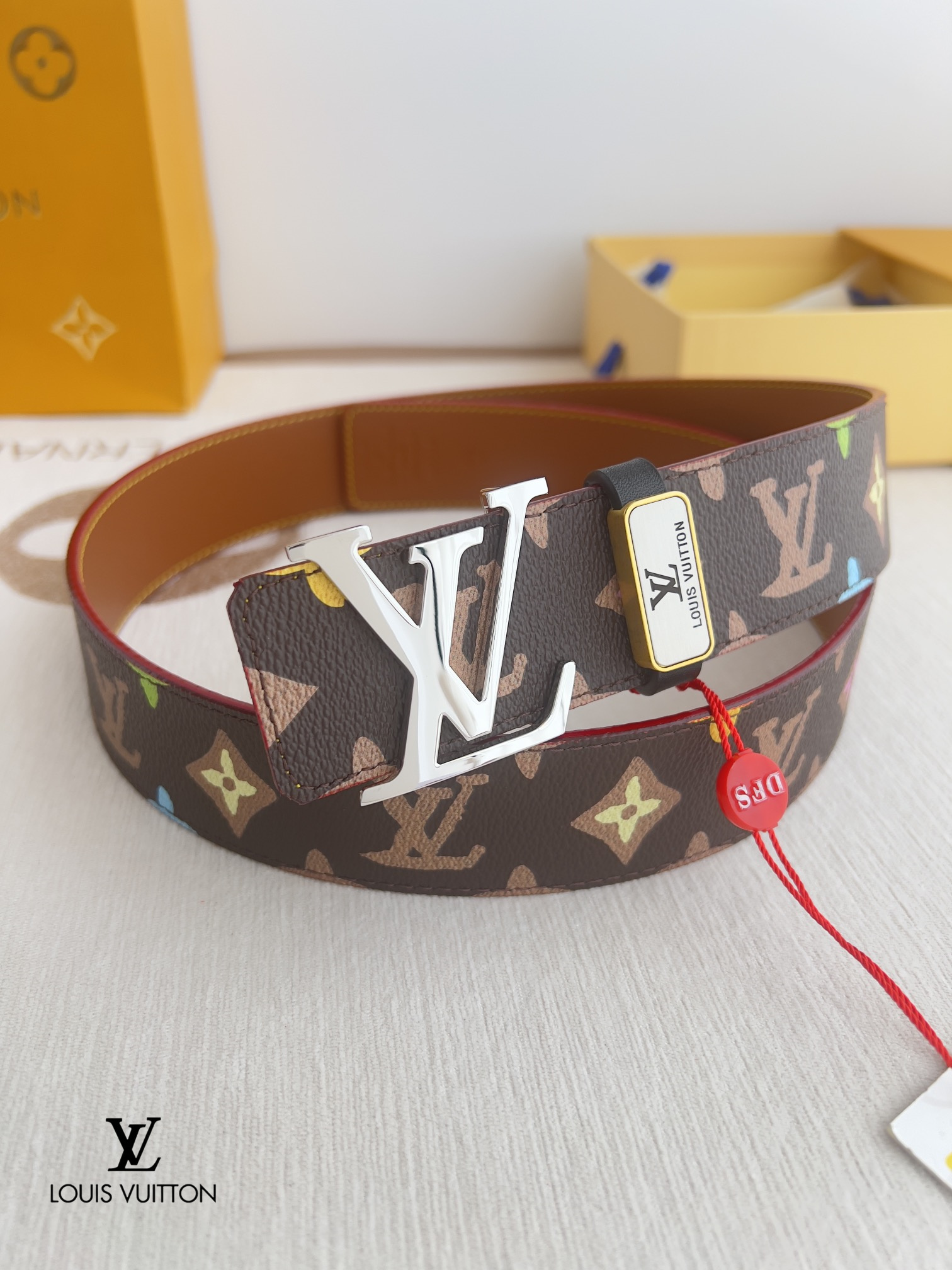 【LOUIS VUITTON】(ルイヴィトン) 3.8cmベルト メンズ  24706