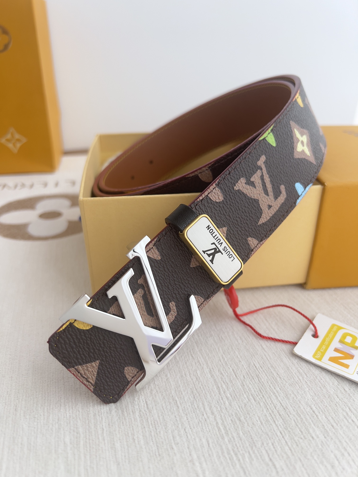 【LOUIS VUITTON】(ルイヴィトン) 3.8cmベルト メンズ  24706