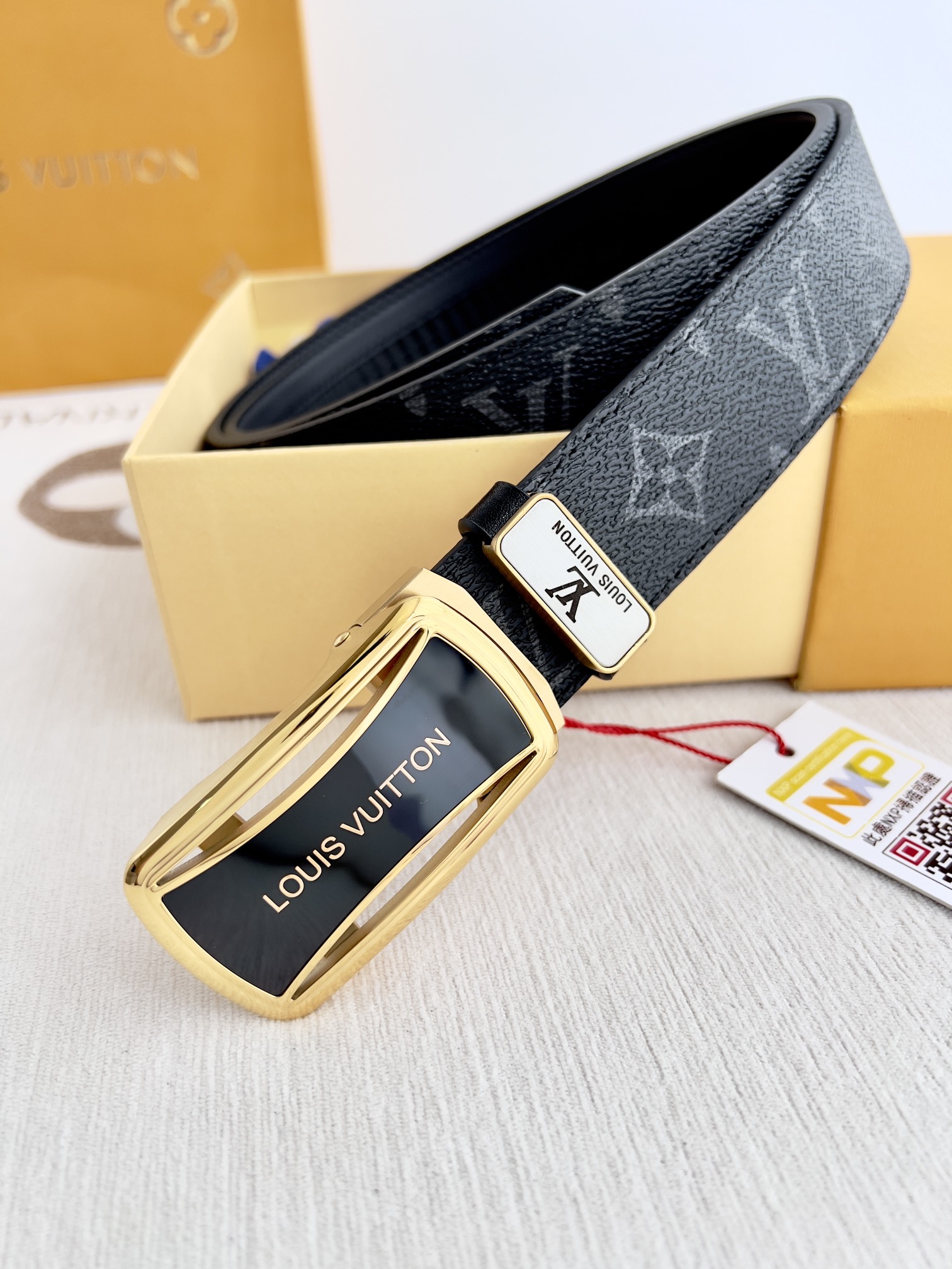 【LOUIS VUITTON】(ルイヴィトン) 3.5cmベルト メンズ