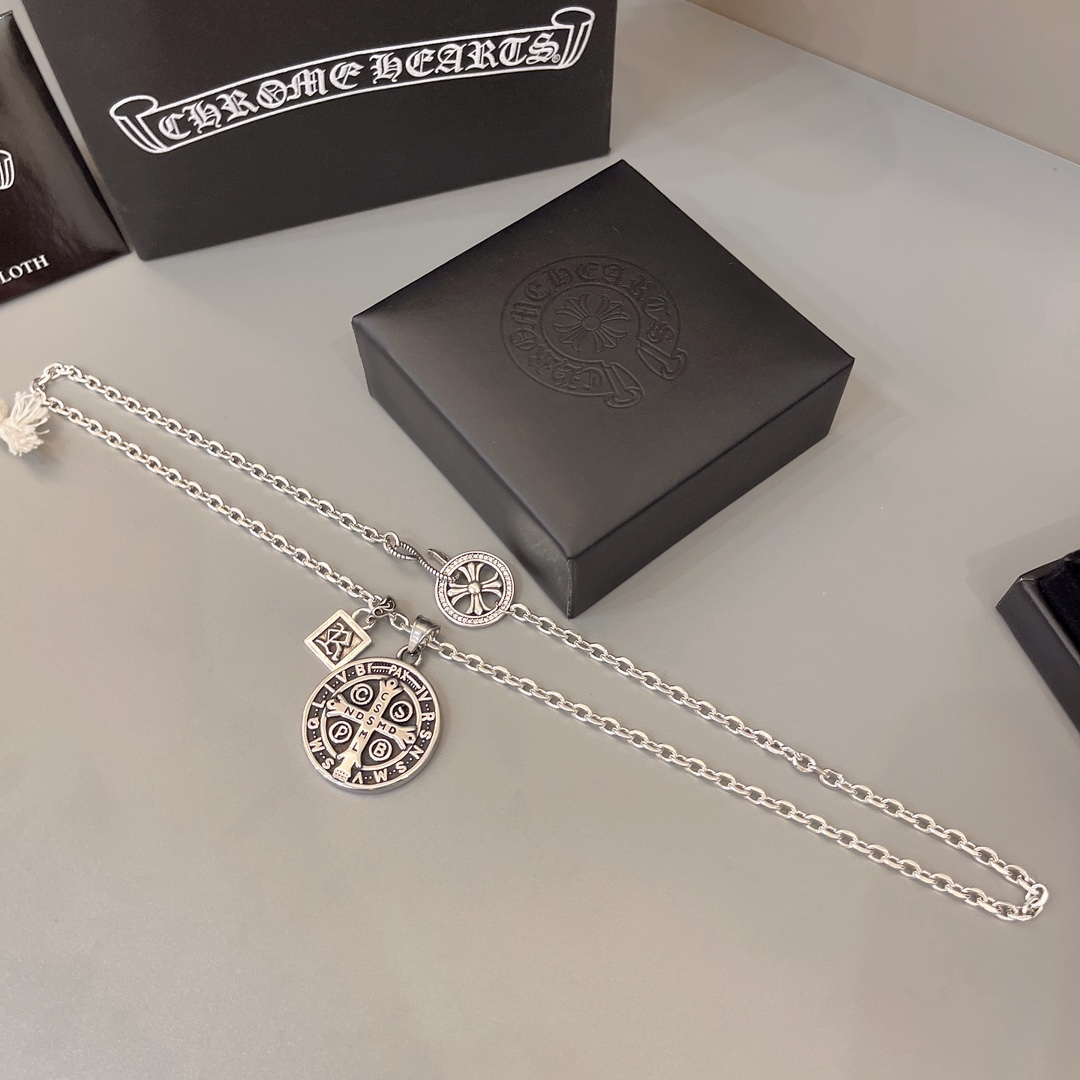 【CHROME HEARTS】ネックレス、新しいネックレス万能シンプルファッションオーナメント  241014