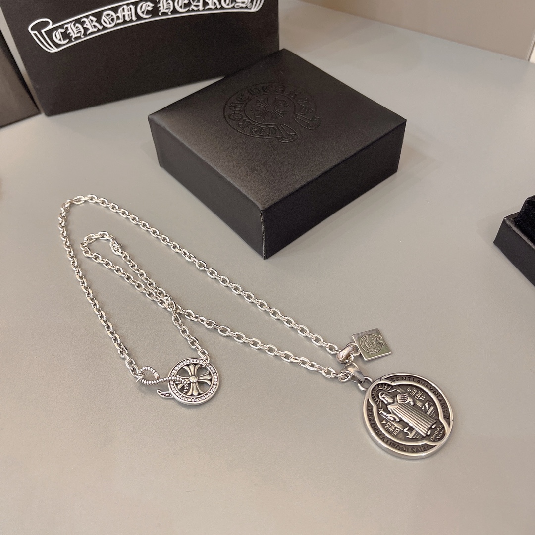 【CHROME HEARTS】ネックレス、新しいネックレス万能シンプルファッションオーナメント  241014