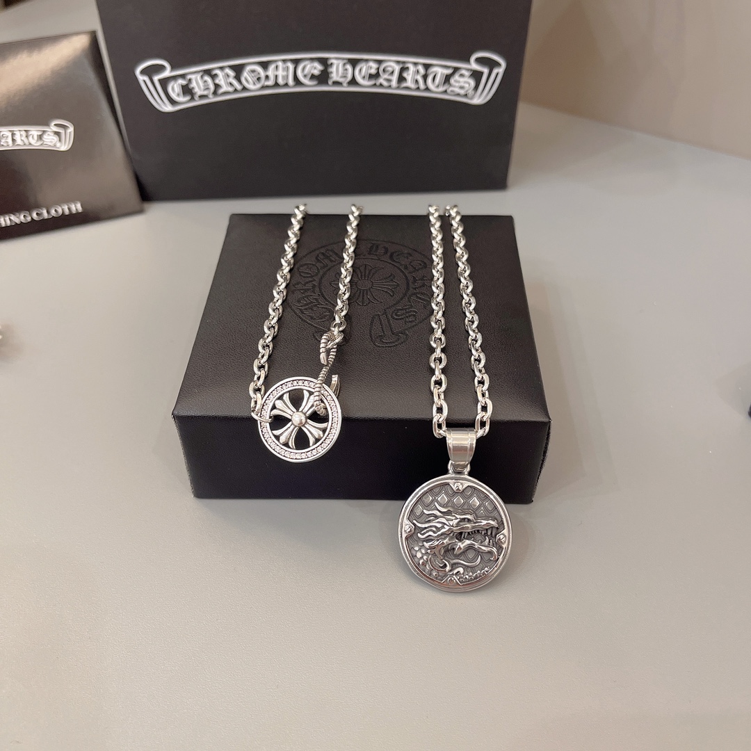 【CHROME HEARTS】クロムハーツ、新しいネックレス万能シンプルファッションオーナメント 2471