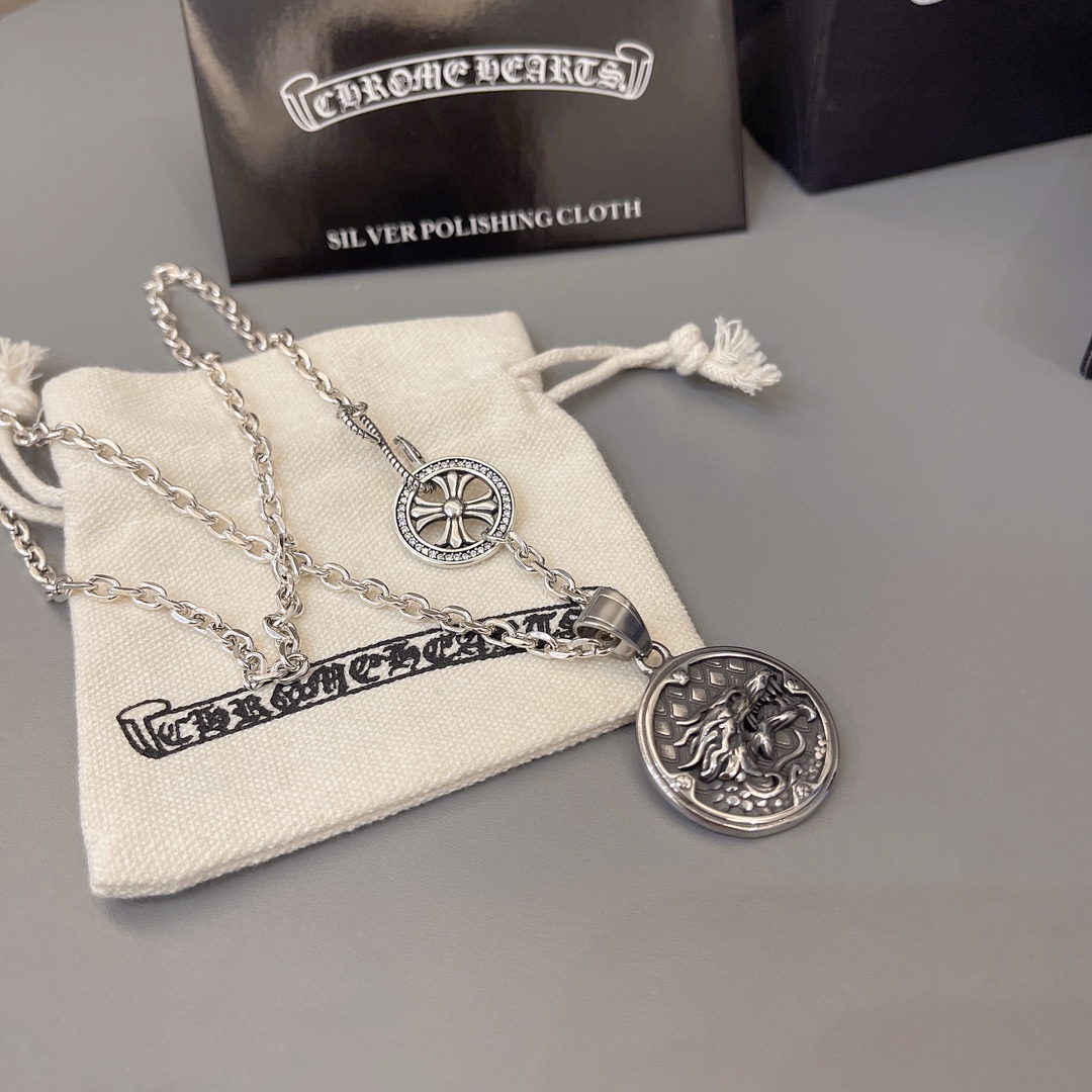 【CHROME HEARTS】クロムハーツ、新しいネックレス万能シンプルファッションオーナメント 2471