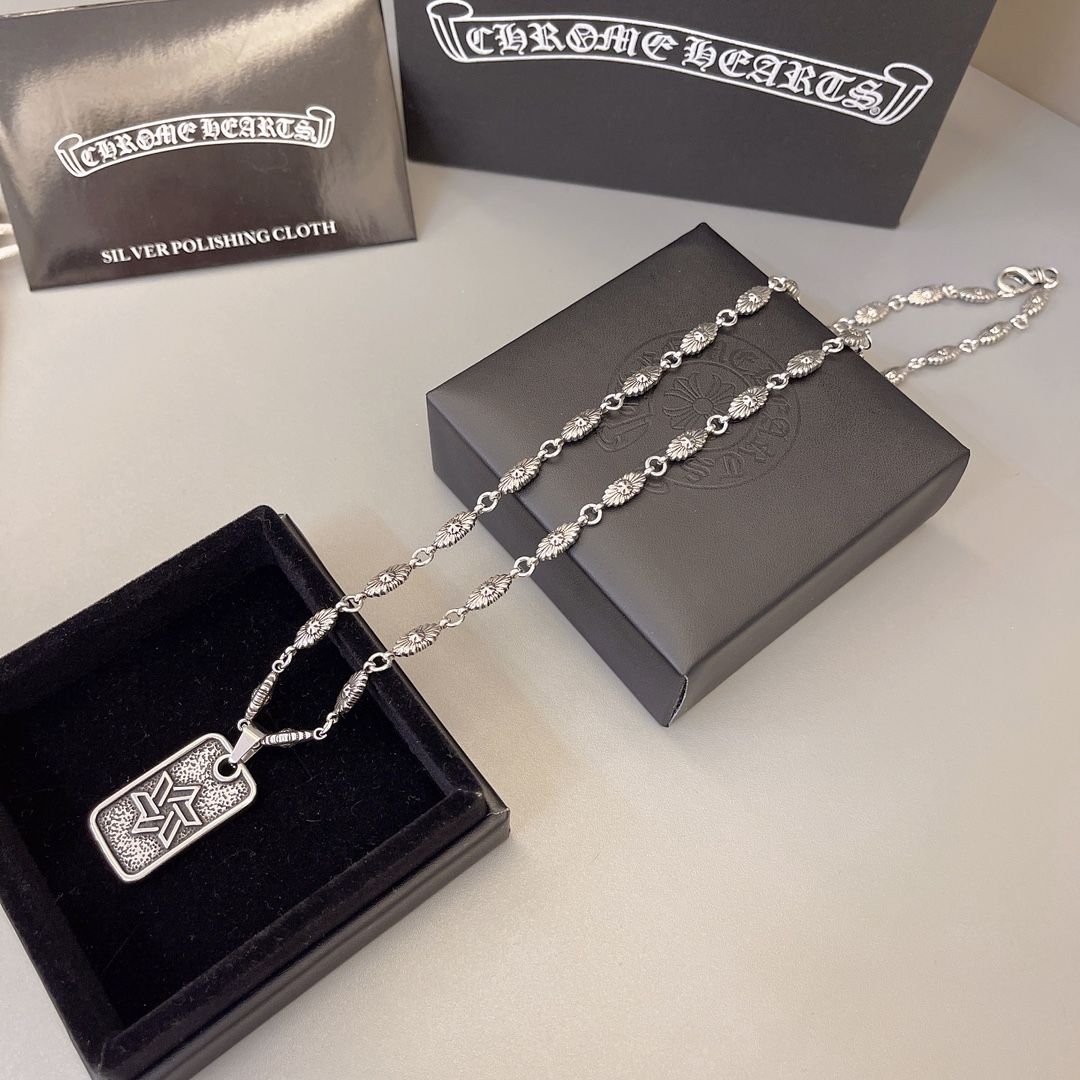 【CHROME HEARTS】クロムハーツ、新しいネックレス万能シンプルファッションオーナメント 2471