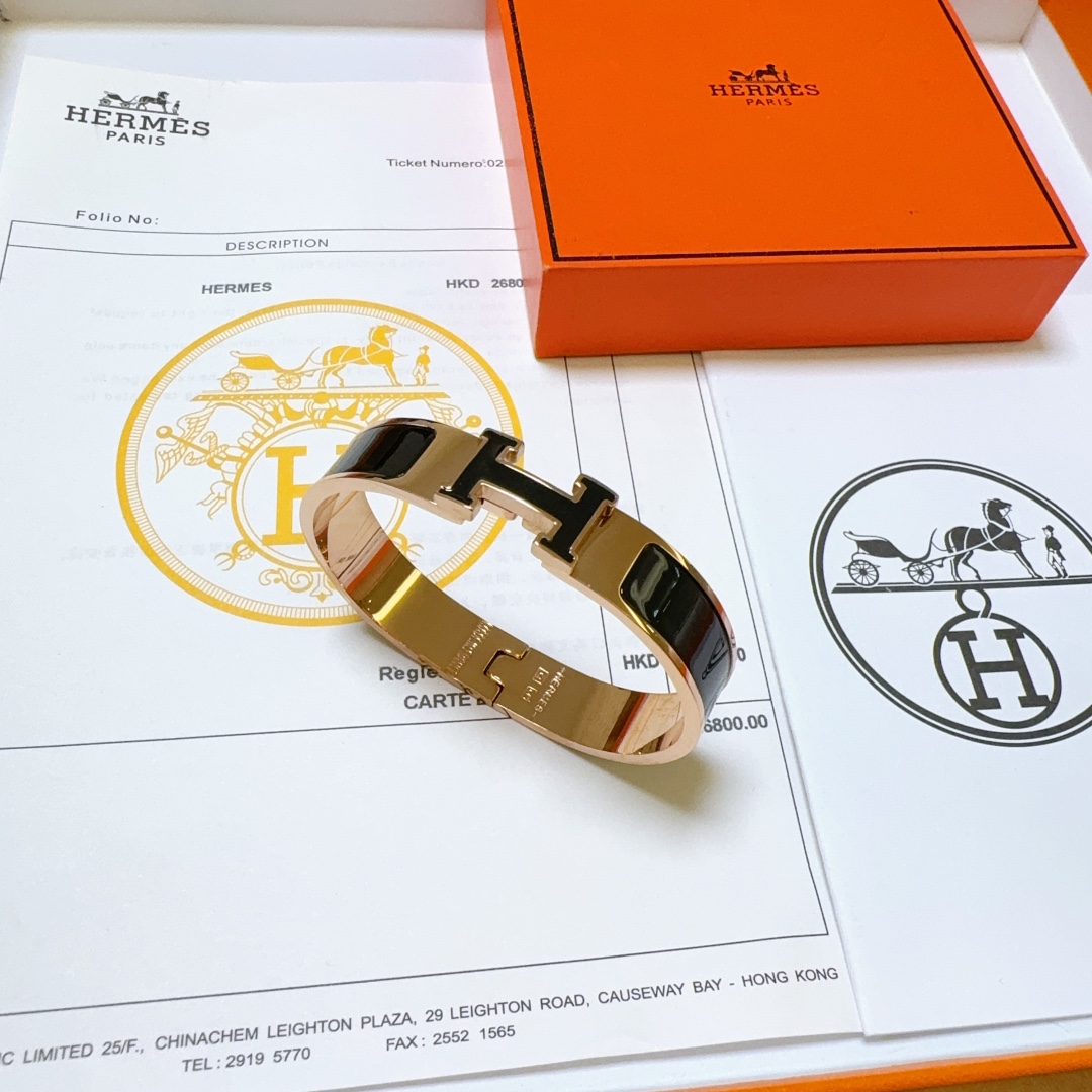 【HERMES】ブレスレット、ファッションシンプルなスタイル