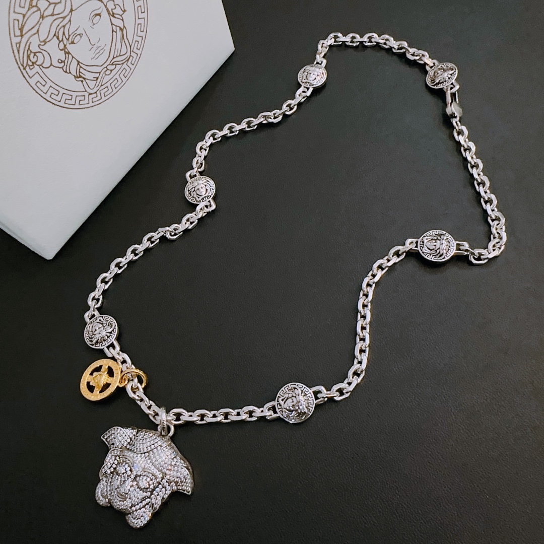 【VERSACE】ネックレス、新しいネックレス万能シンプルファッションオーナメント 2474