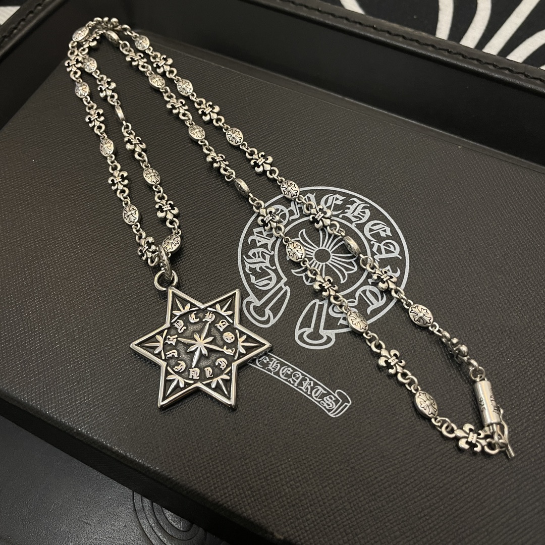 【CHROME HEARTS】ネックレス、新しいネックレス万能シンプルファッションオーナメント 24614