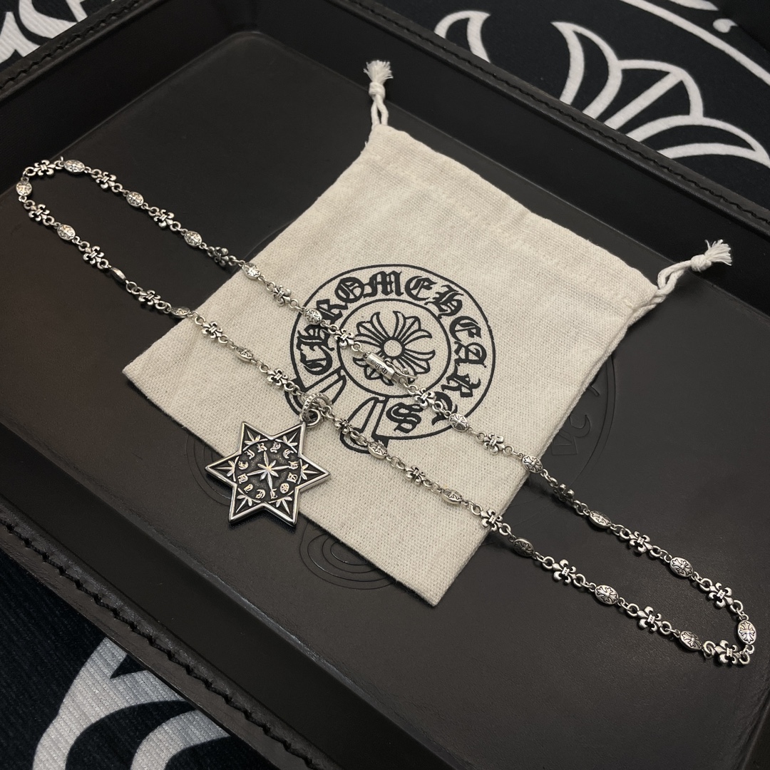 【CHROME HEARTS】ネックレス、新しいネックレス万能シンプルファッションオーナメント 24614