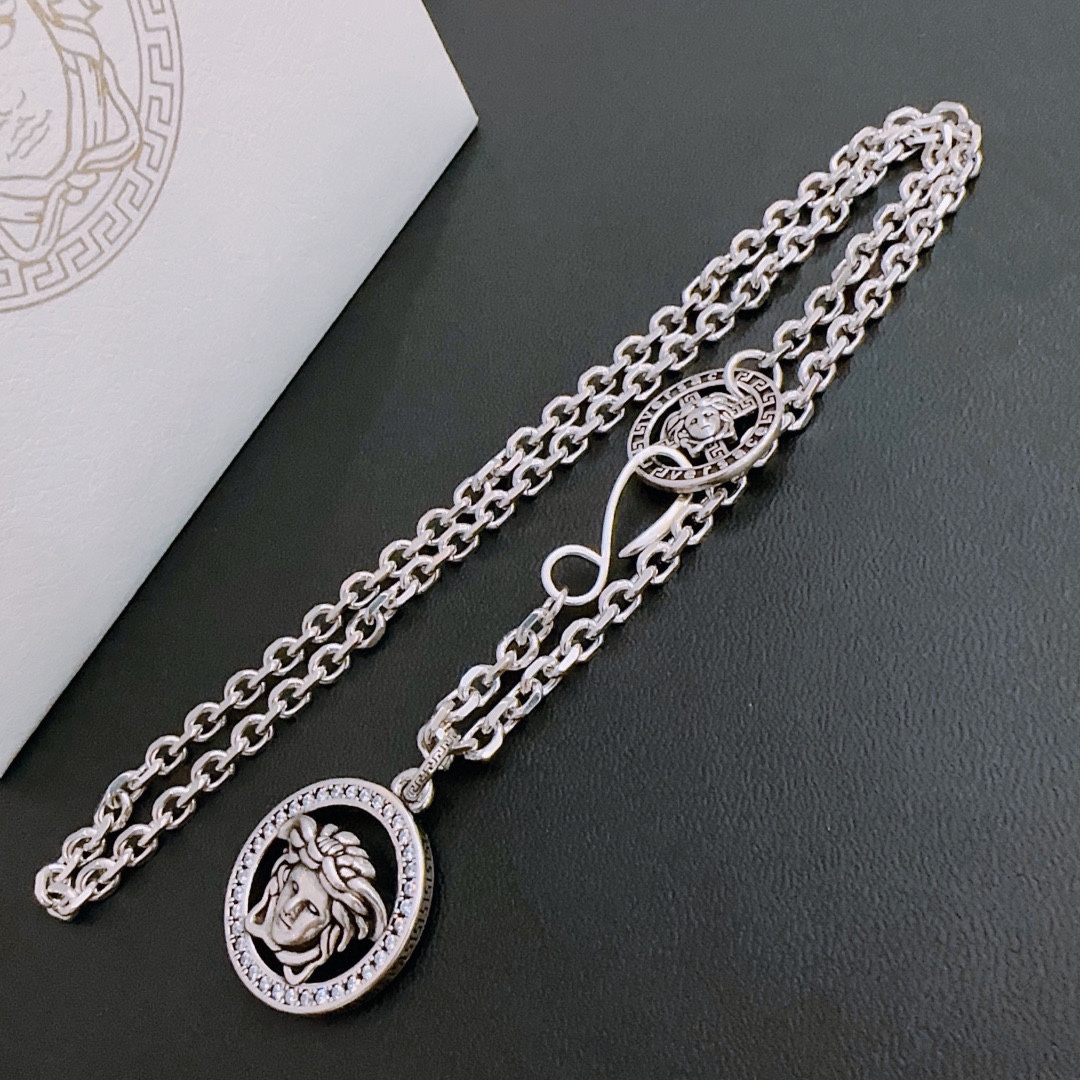 【VERSACE】ネックレス、新しいネックレス万能シンプルファッションオーナメント 2474