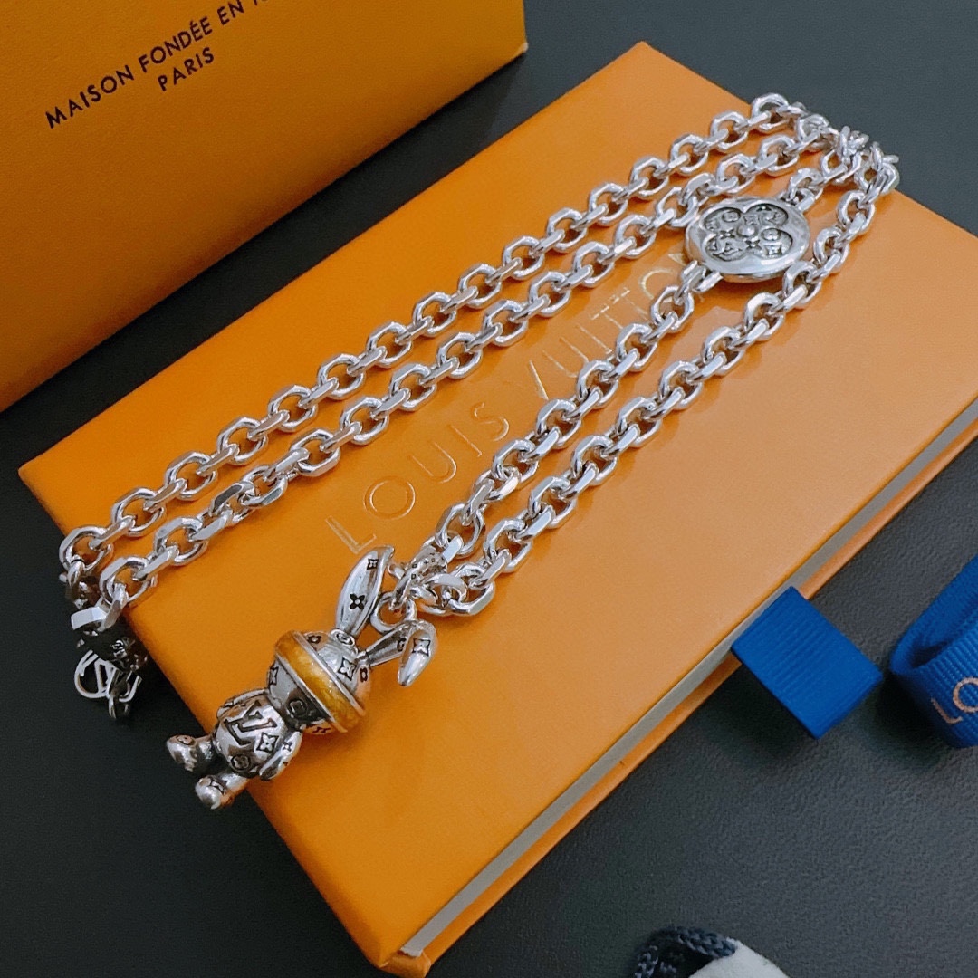 【LOUIS VUITTON】ネックレス、新しいネックレス万能シンプルファッションオーナメント  2472