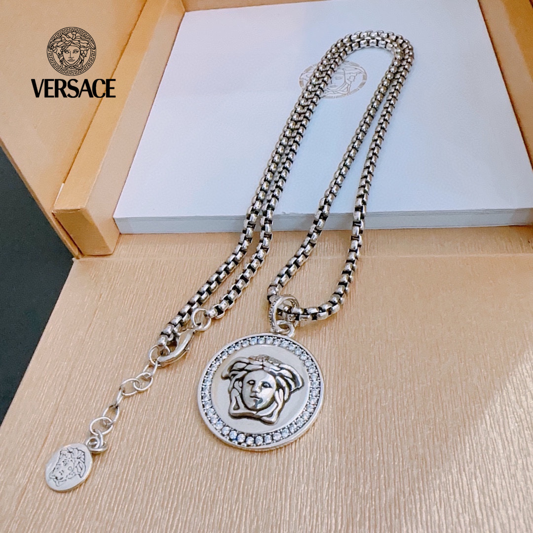 【VERSACE】ネックレス、新しいネックレス万能シンプルファッションオーナメント 2474