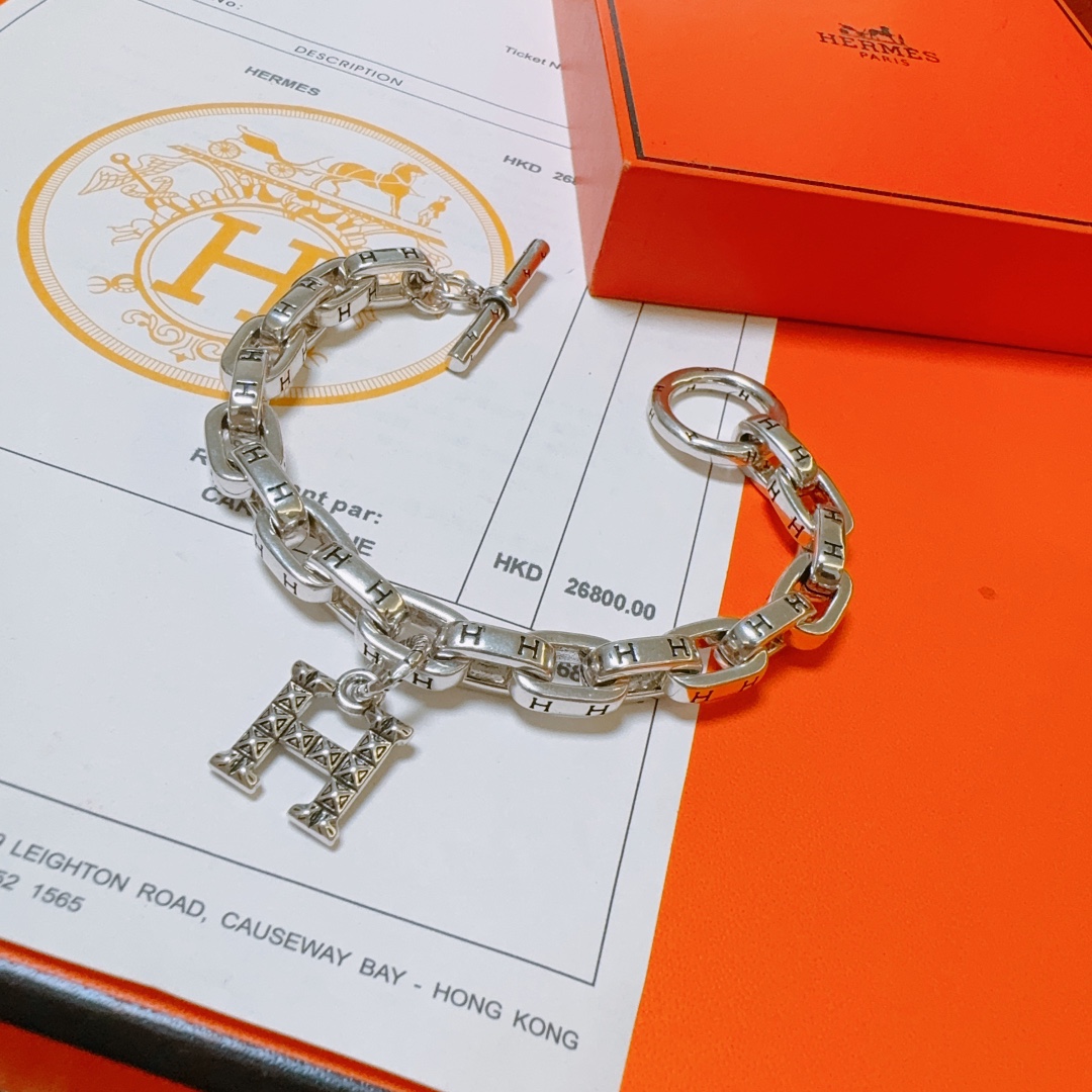 【HERMES】ブレスレット、ファッションシンプルなスタイル 2473