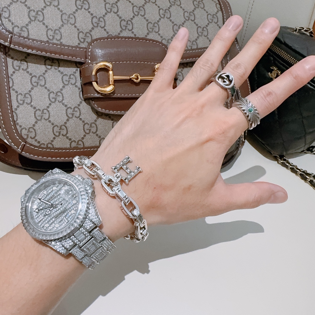 【HERMES】ブレスレット、ファッションシンプルなスタイル 2473