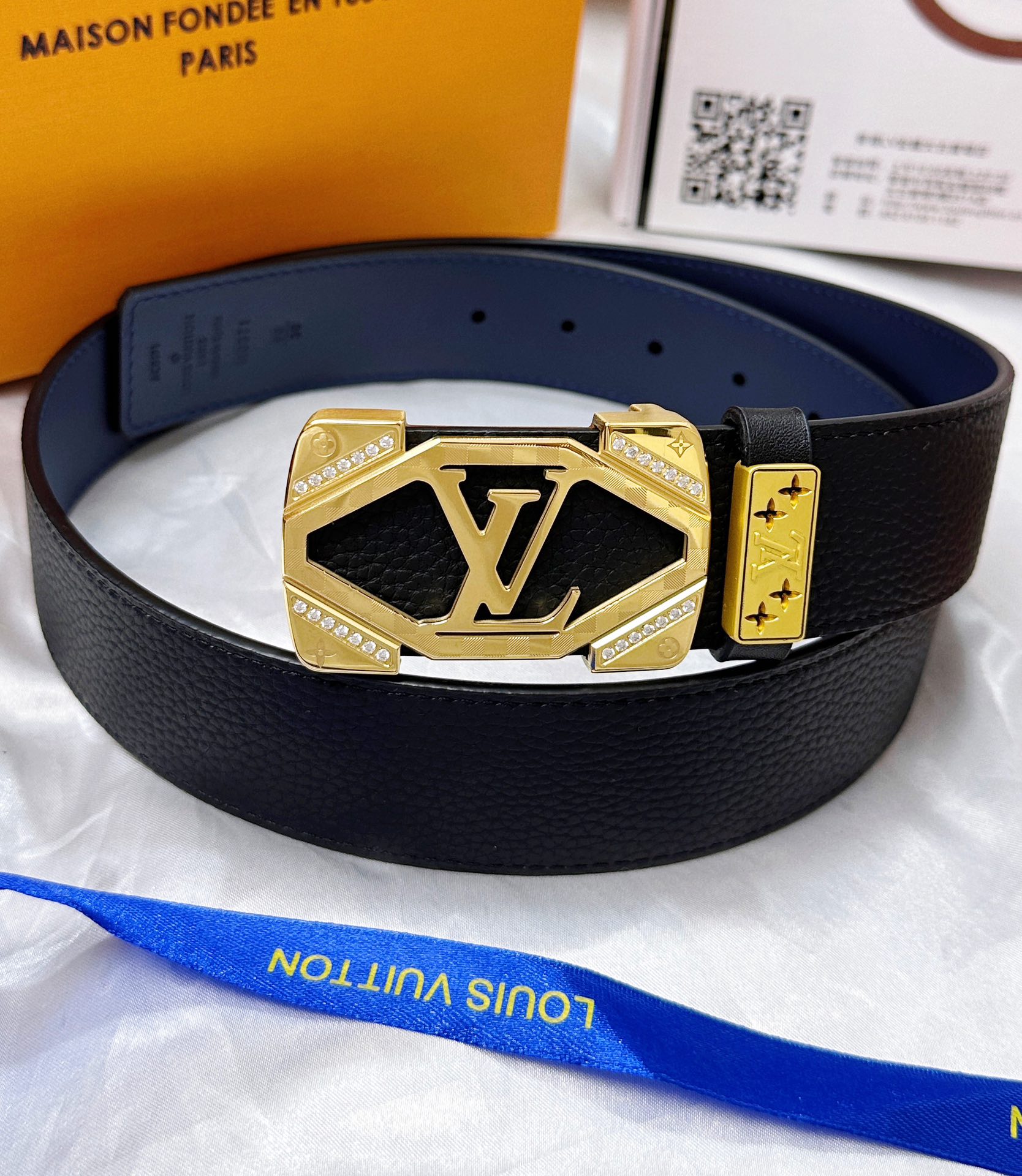 【LOUIS VUITTON】(ルイヴィトン) 3.8cmベルト メンズ  24706