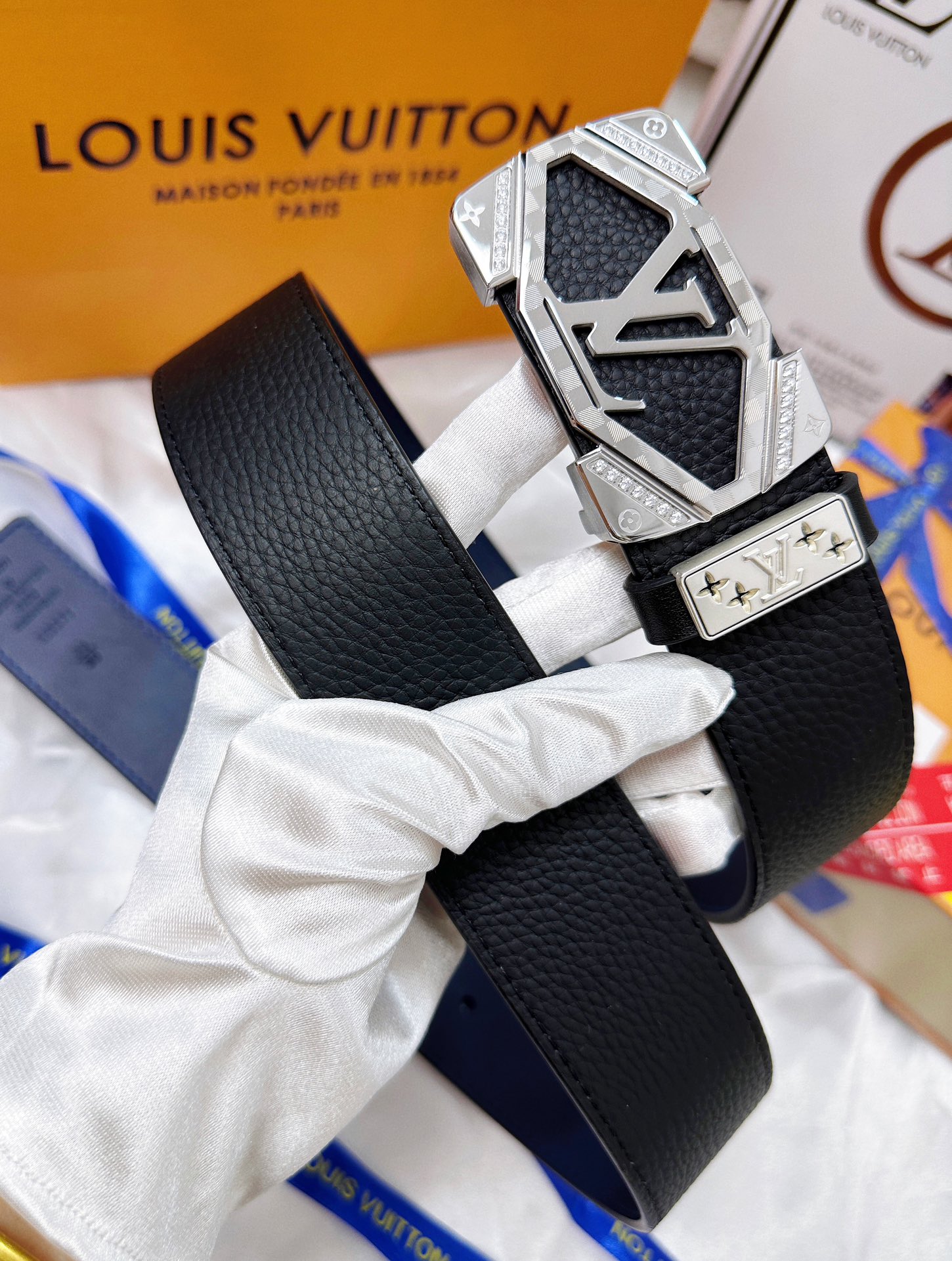 【LOUIS VUITTON】(ルイヴィトン) 3.8cmベルト メンズ  24706