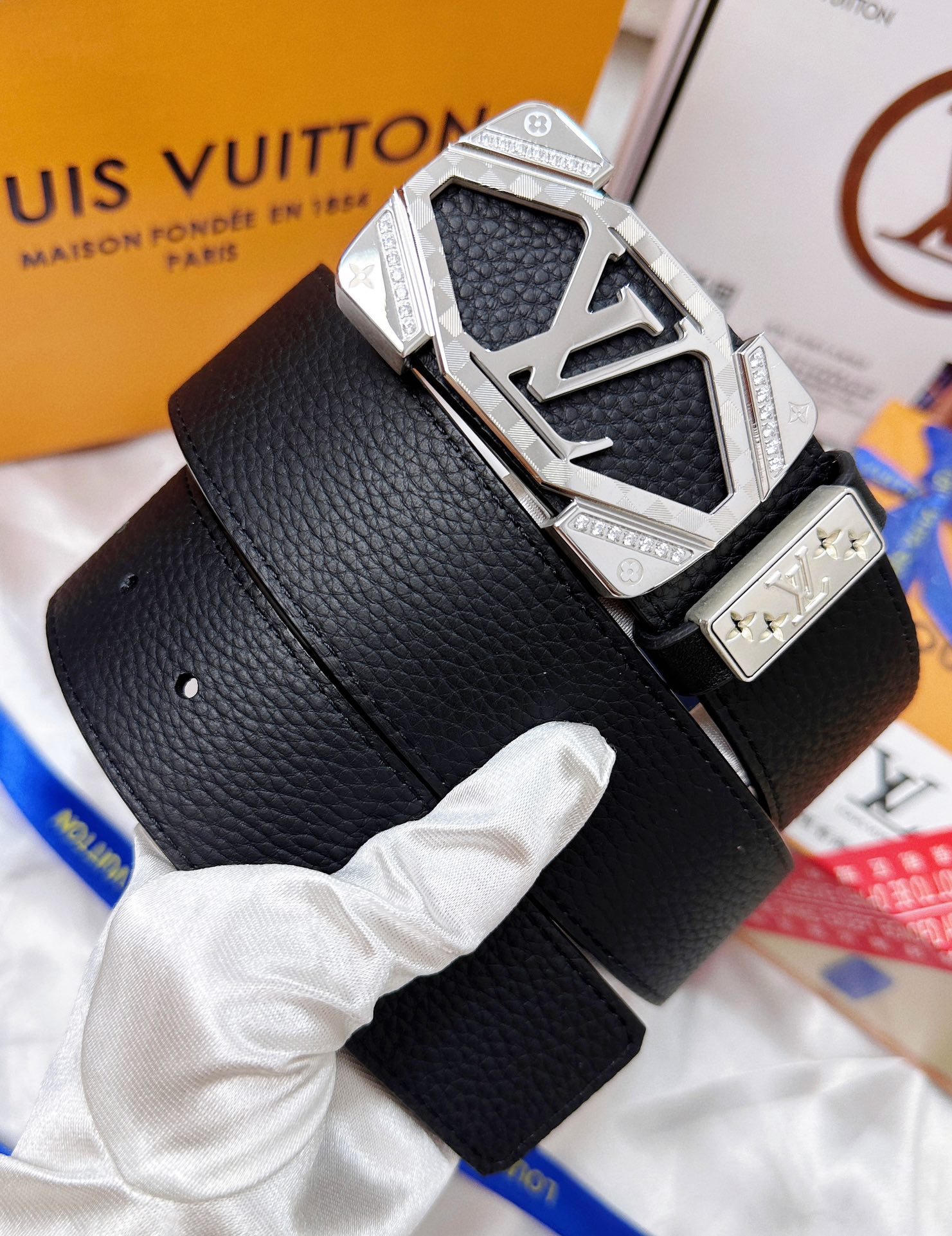 【LOUIS VUITTON】(ルイヴィトン) 3.8cmベルト メンズ  24706