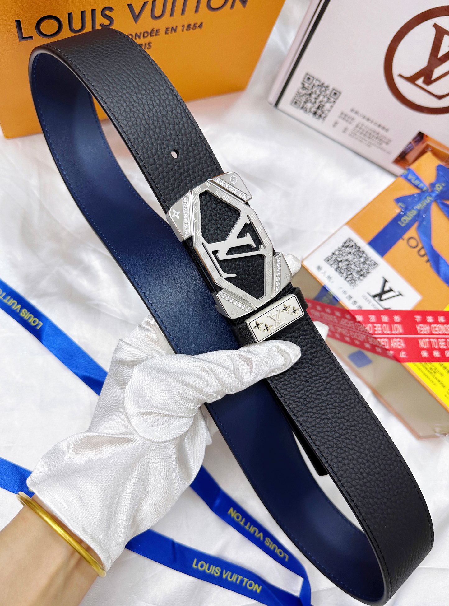 【LOUIS VUITTON】(ルイヴィトン) 3.8cmベルト メンズ  24706